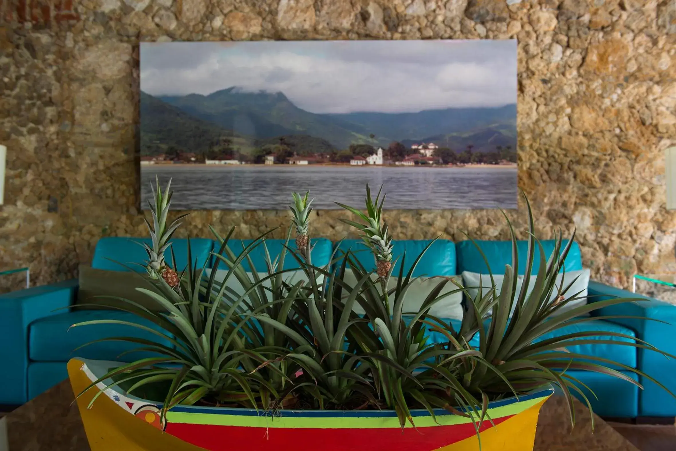 Lounge or bar in Casa Turquesa - Maison D´Hôtes Lounge or bar in Casa Turquesa - Maison D´Hôtes