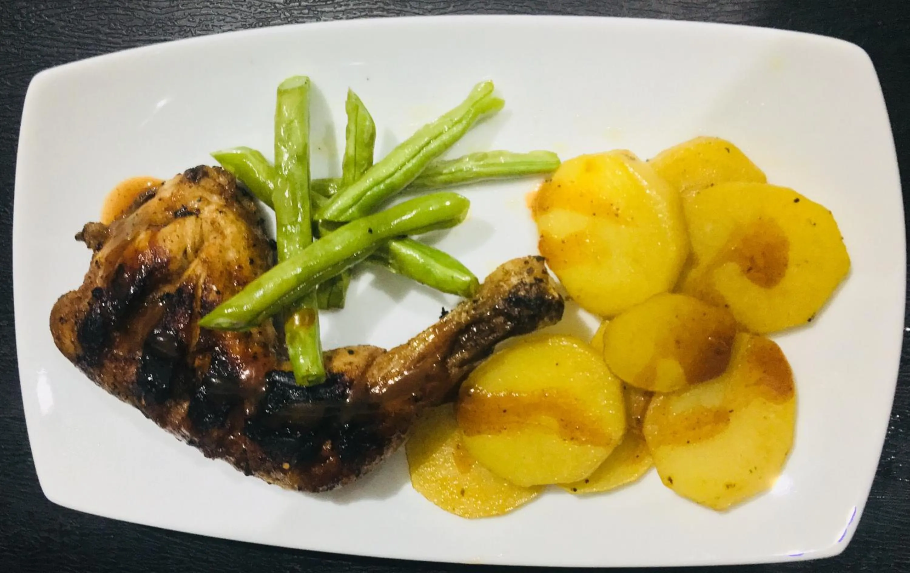Food close-up in Misty Paradise of Lake Gregory