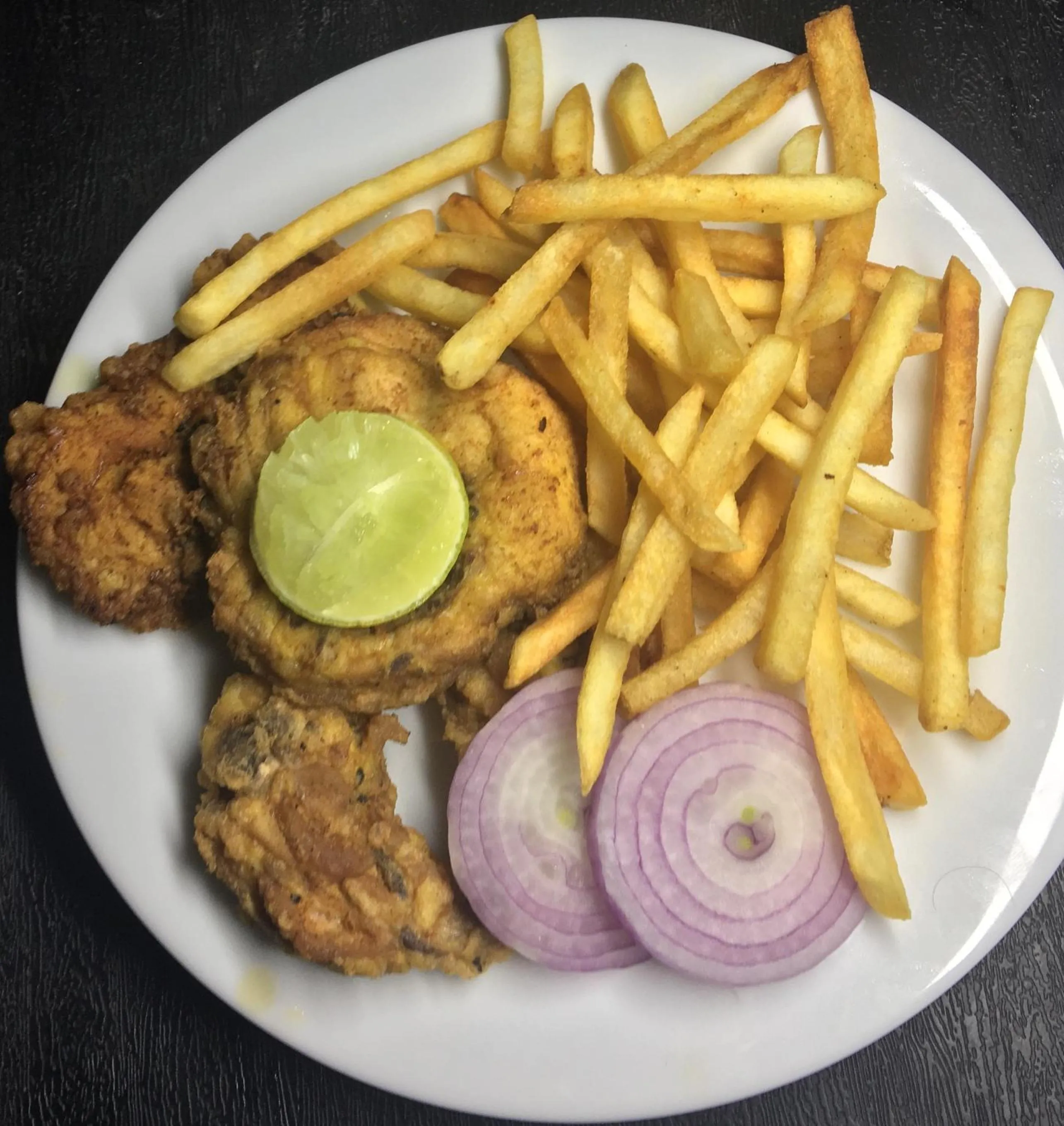 Food close-up in Misty Paradise of Lake Gregory
