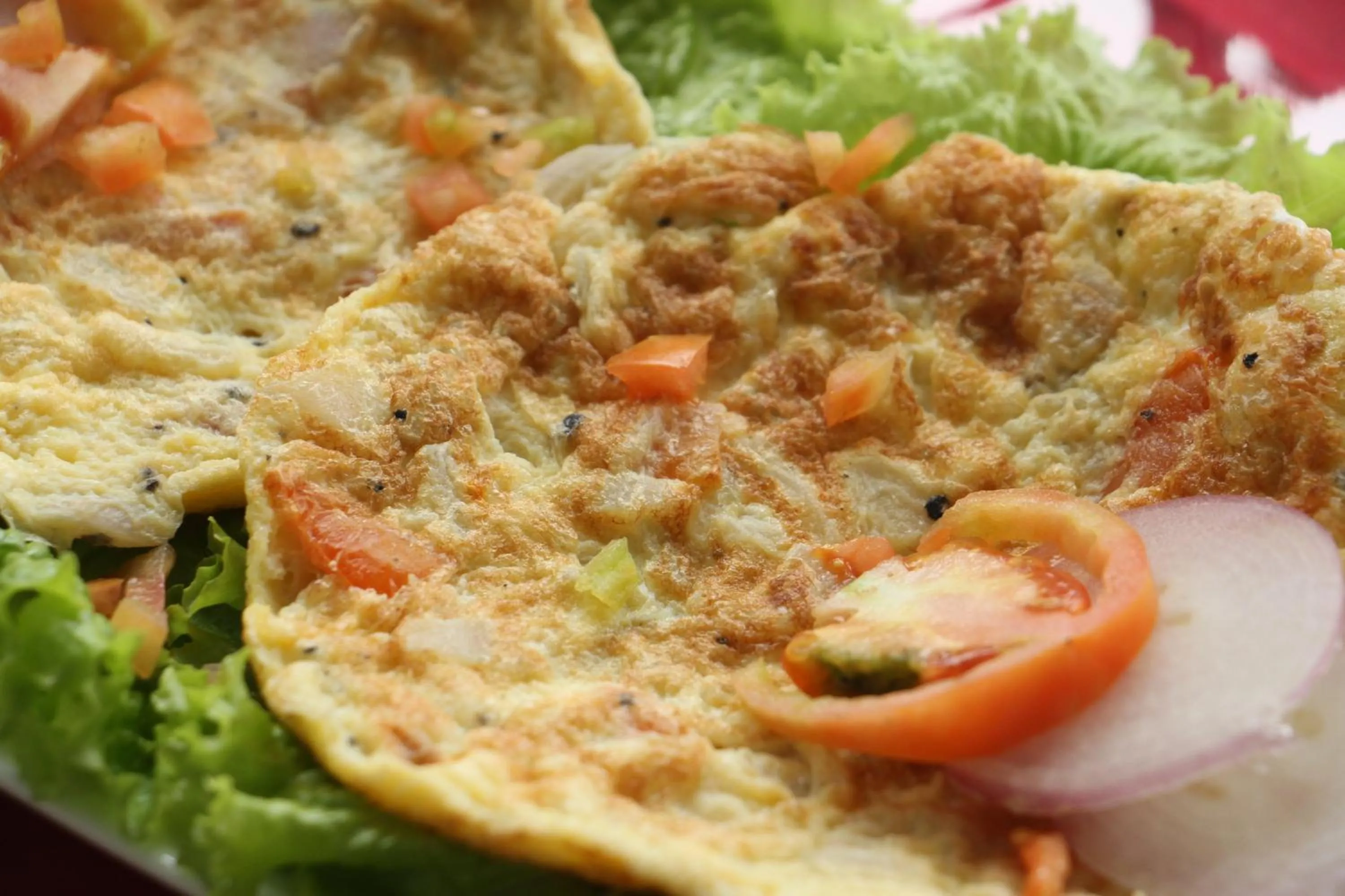 Food close-up in Misty Paradise of Lake Gregory