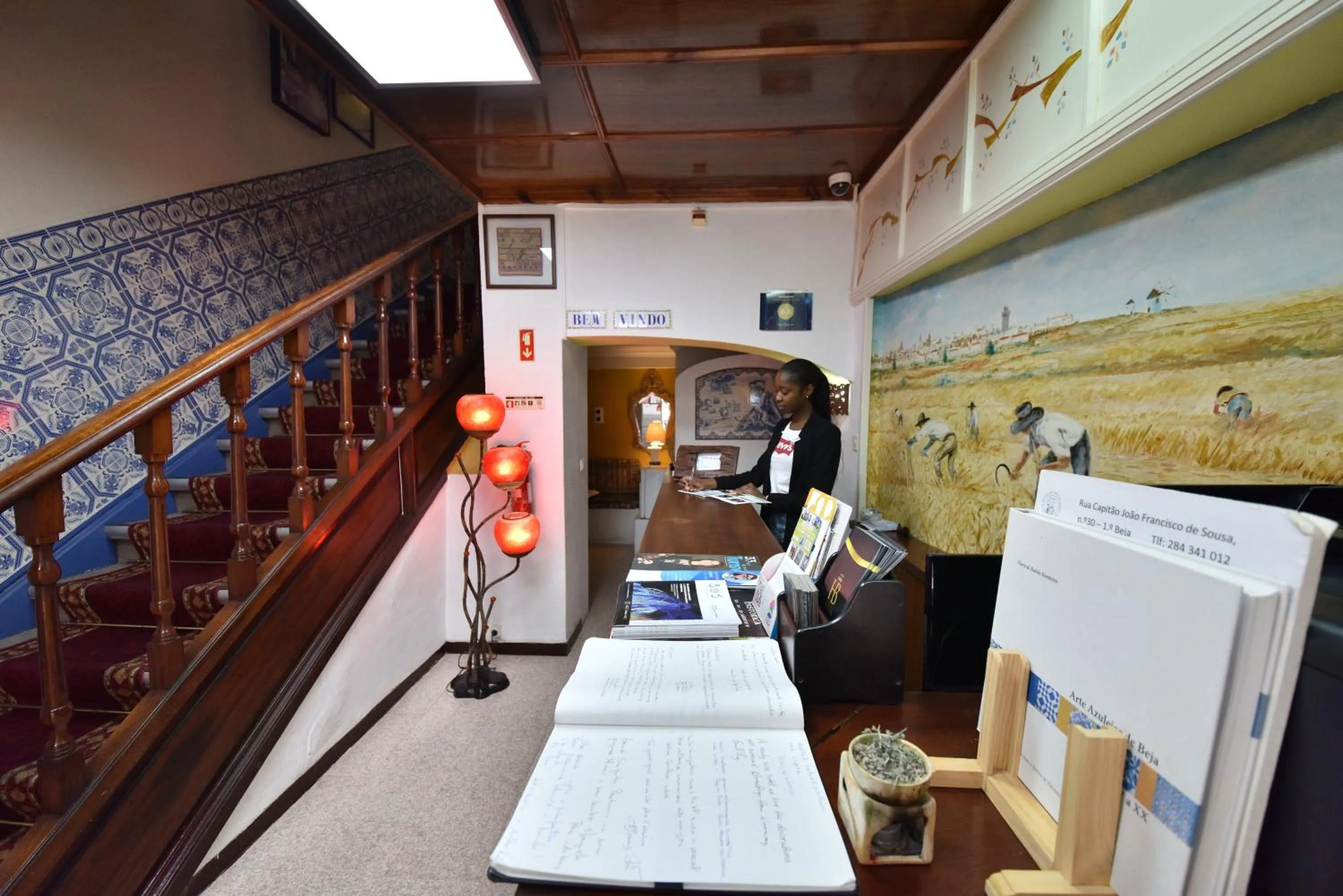 Lobby or reception in Hotel Bejense