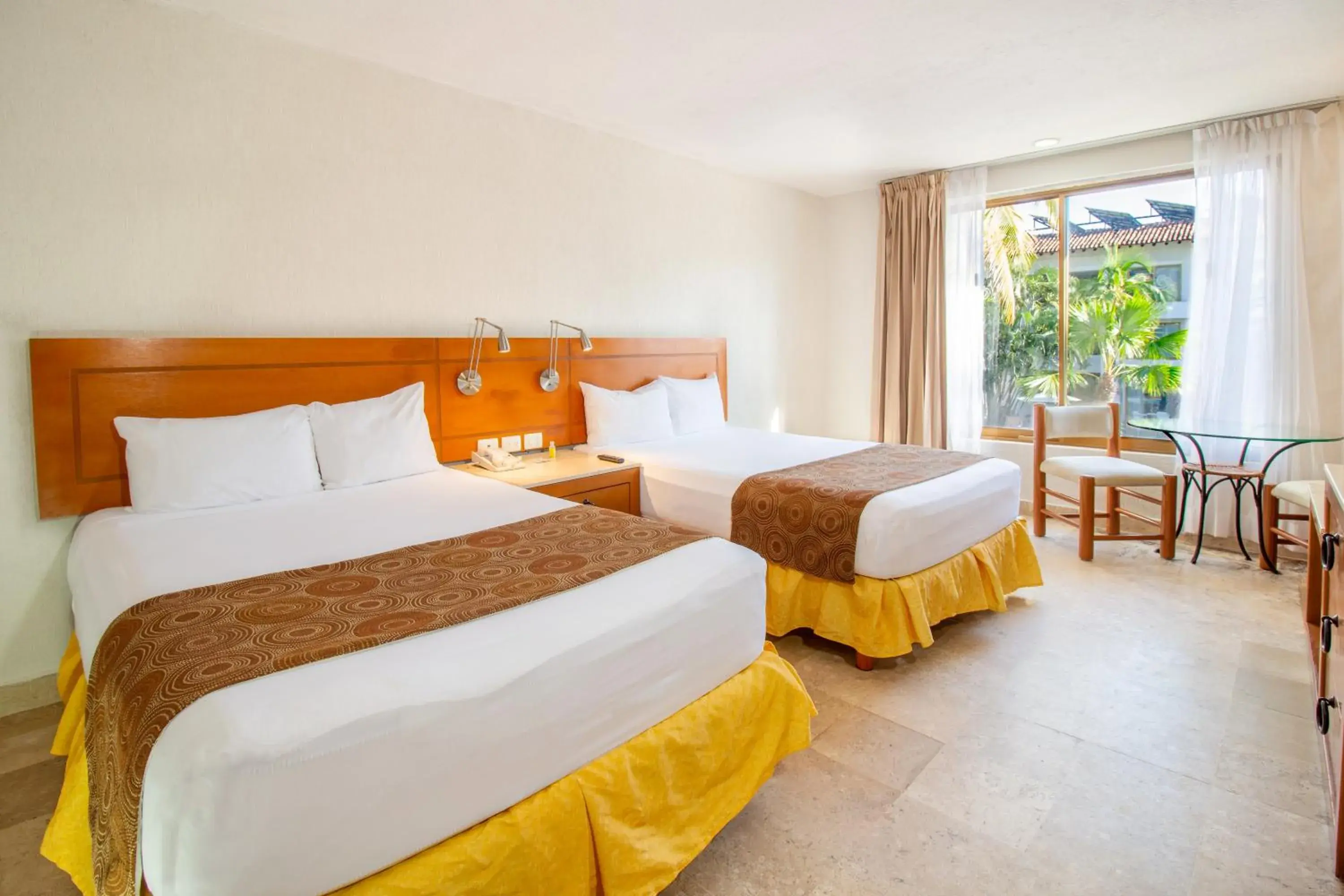 View (from property/room), Bed in Plaza Pelicanos Club Beach Resort All Inclusive View (from property/room), Bed in Plaza Pelicanos Club Beach Resort All Inclusive