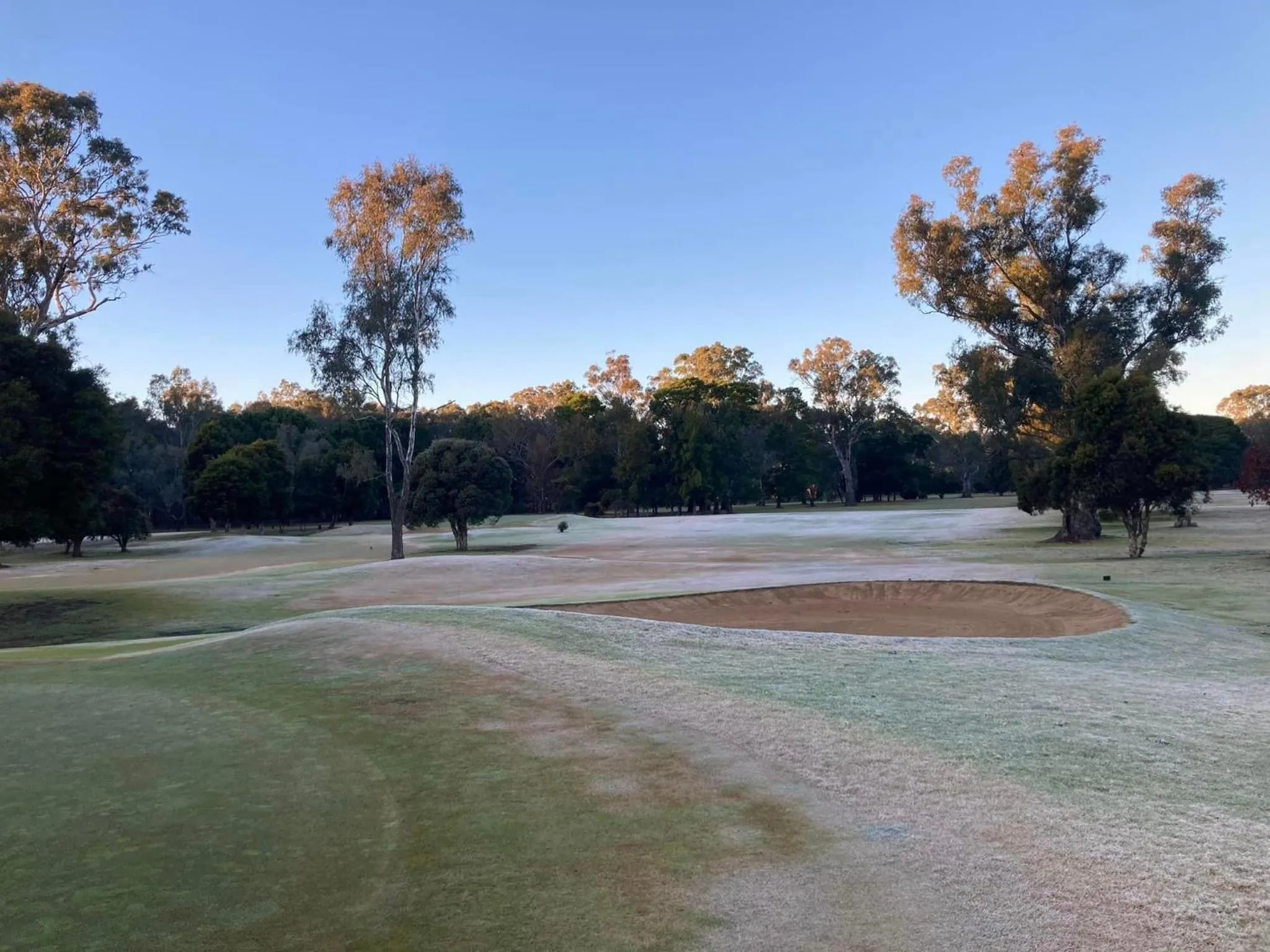 Golfcourse in Corowa Golf Club Motel