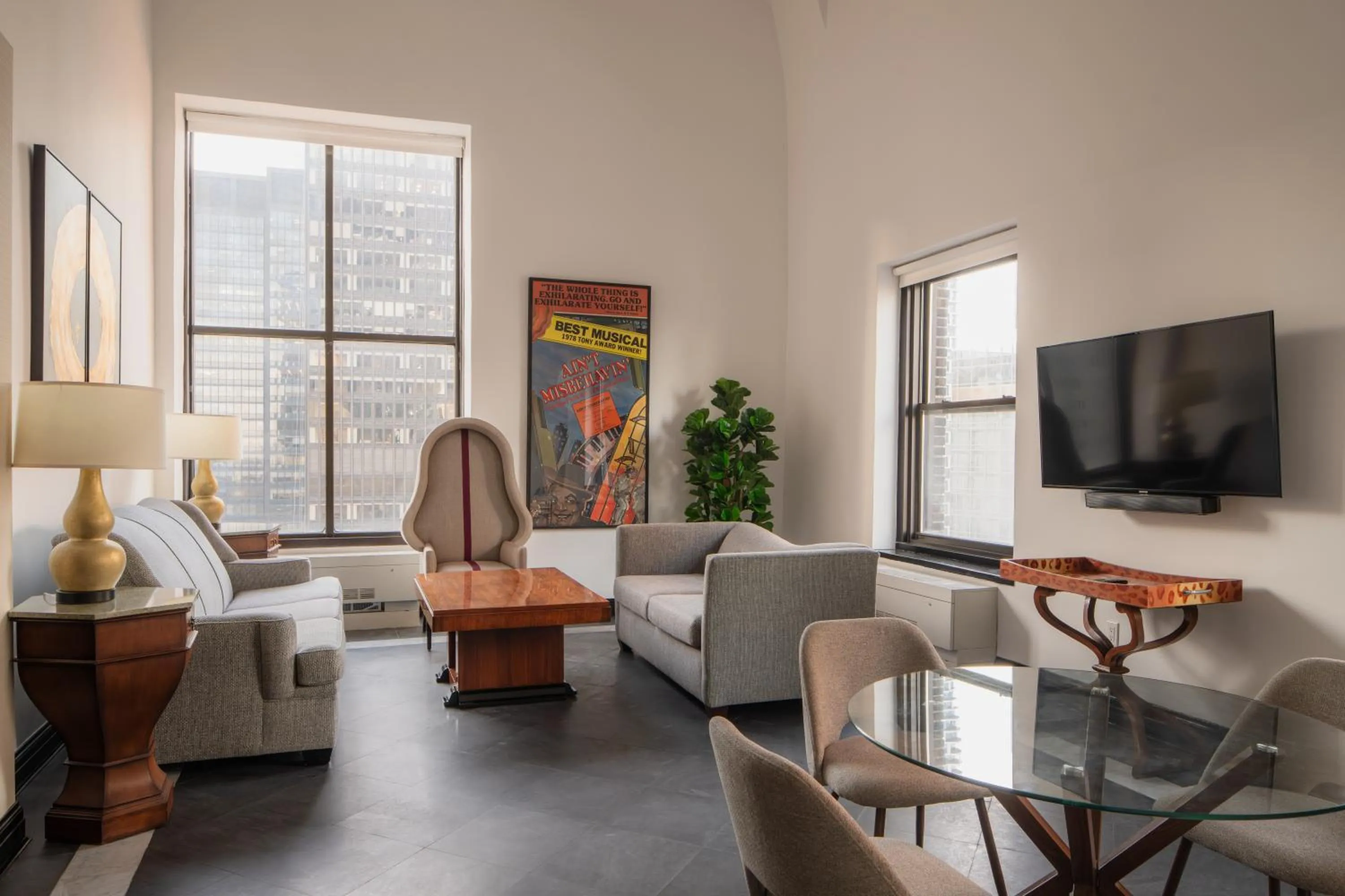 Living room in The Manhattan Club