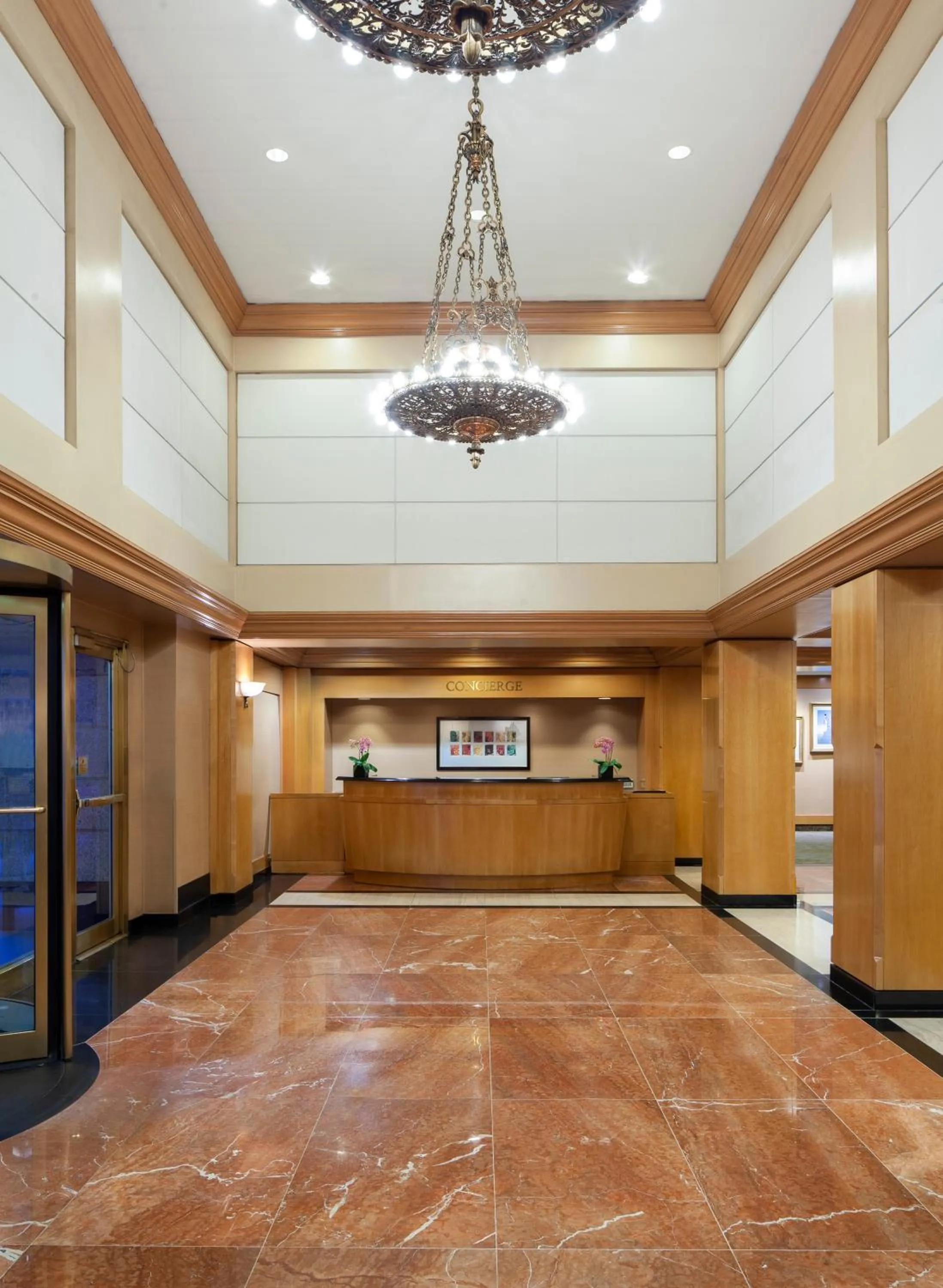 Lobby or reception in The Manhattan Club