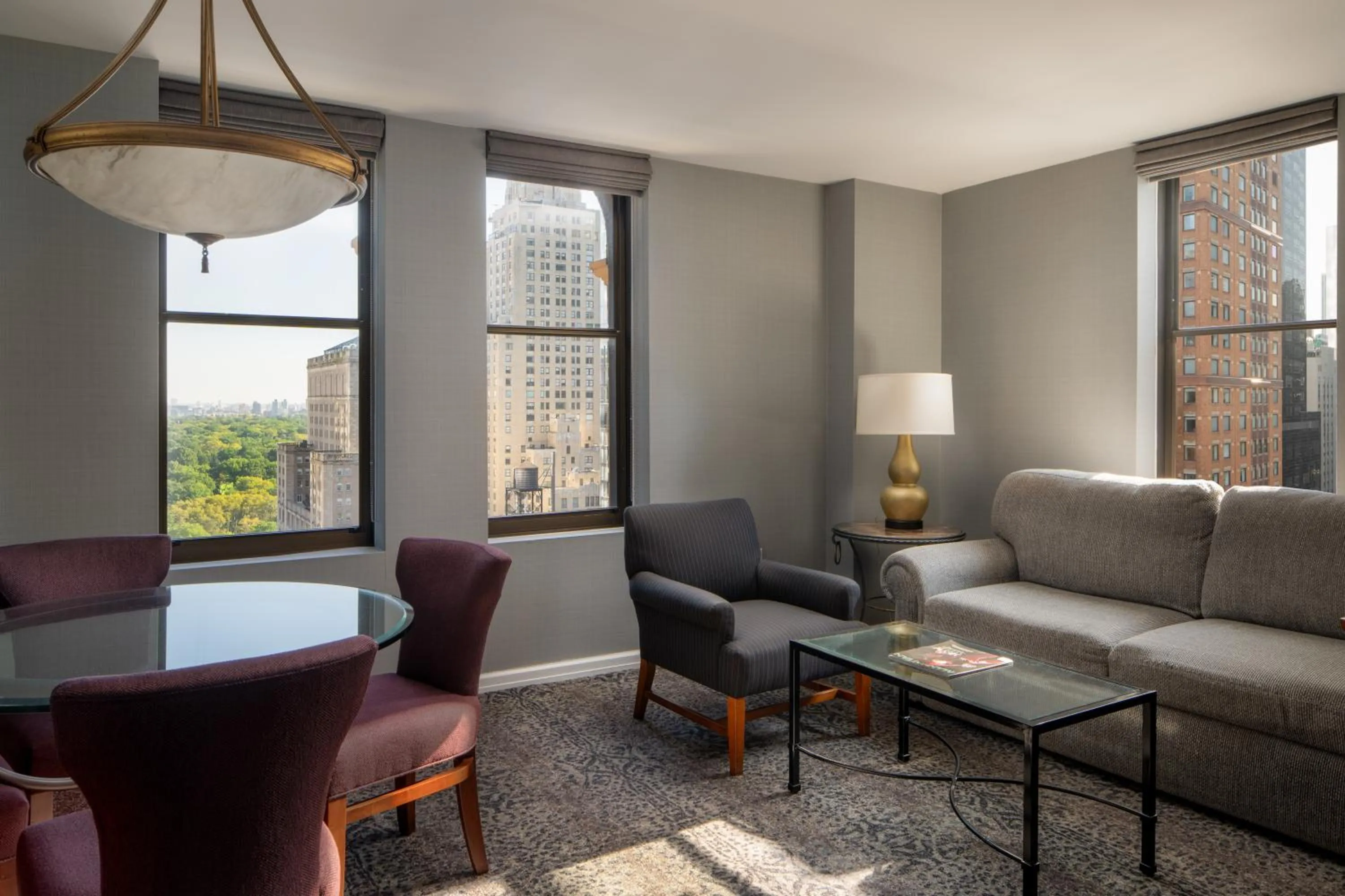 Living room in The Manhattan Club