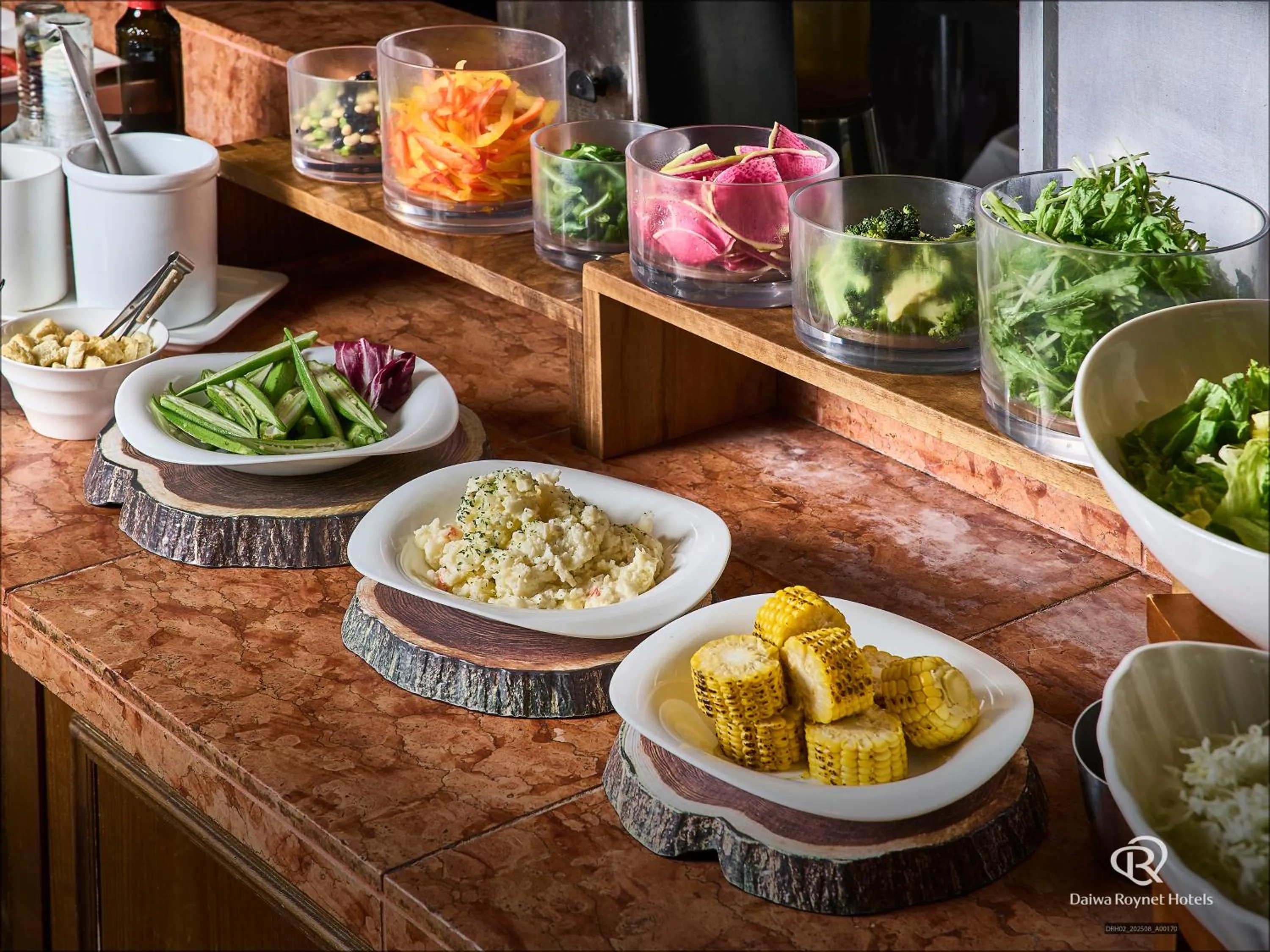 Buffet breakfast in Daiwa Roynet Hotel Tokyo Osaki