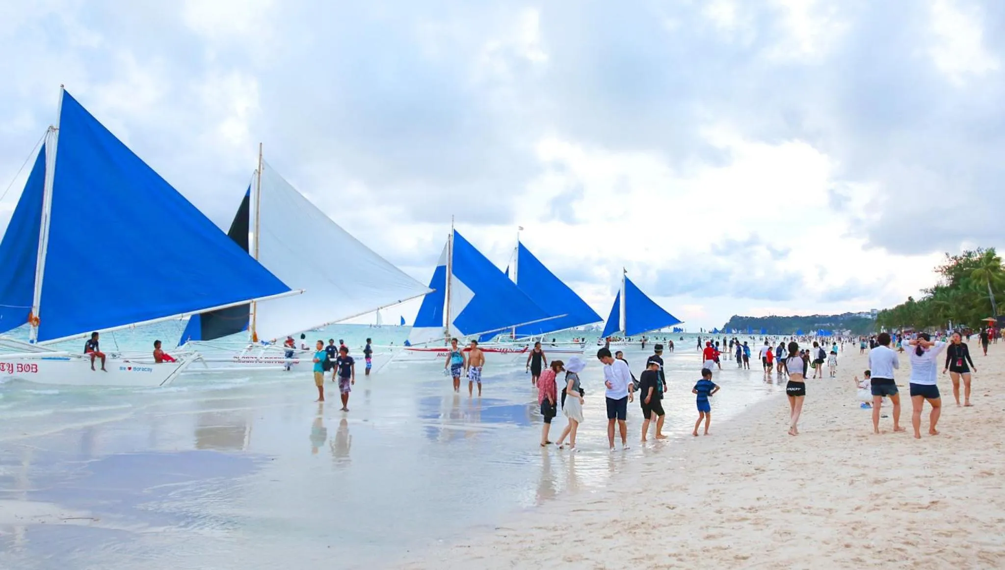 Beach in Crown Regency Beach Resort