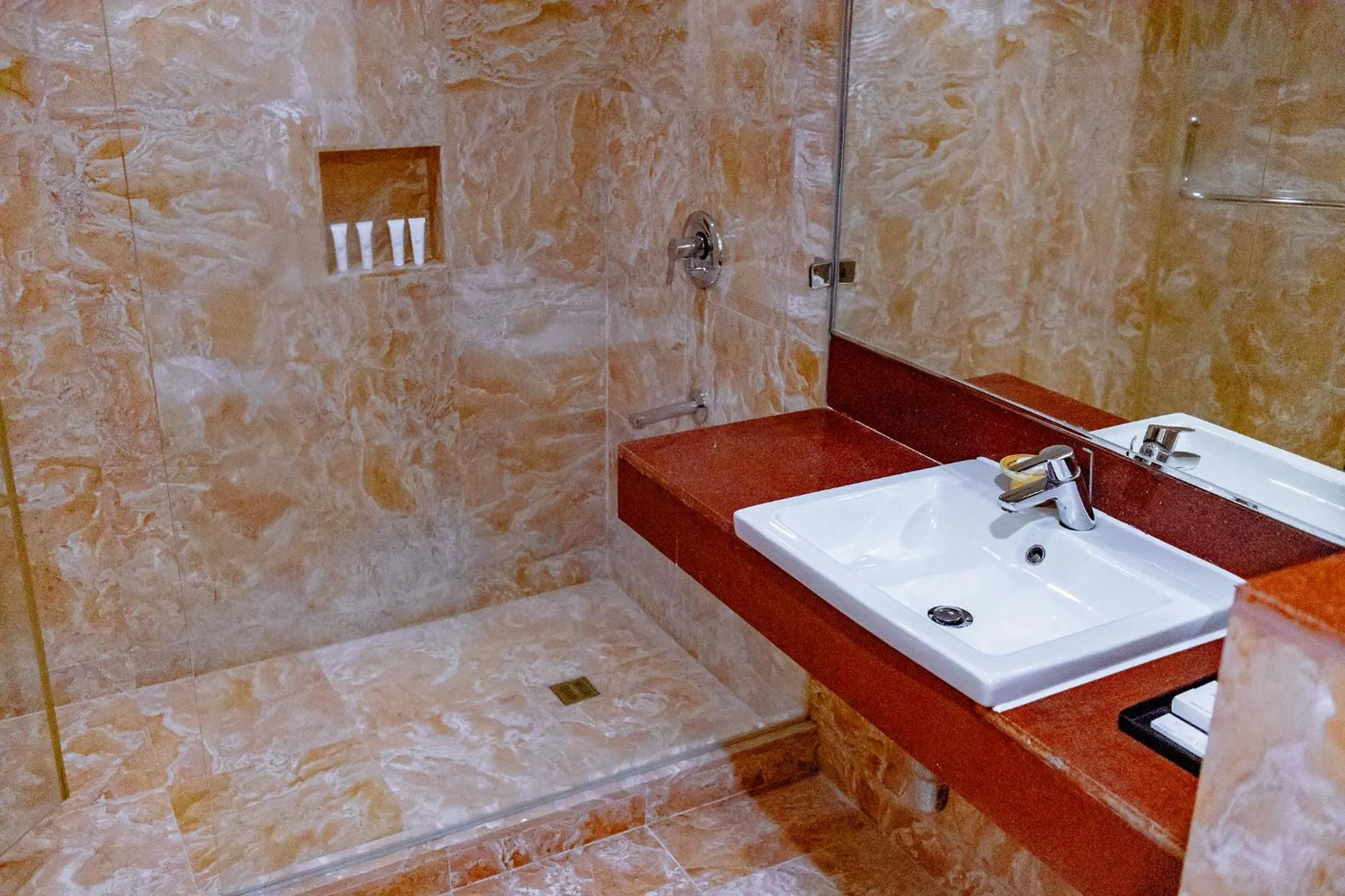 Shower in Crown Regency Beach Resort