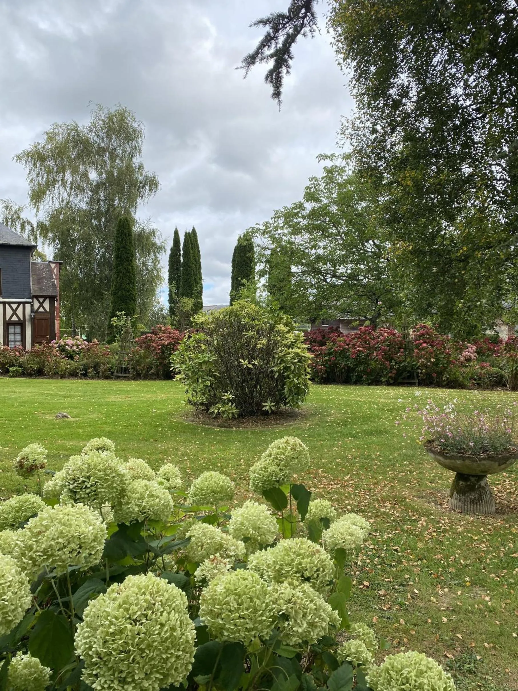 Garden in Logis Le Clos Deauville Saint Gatien