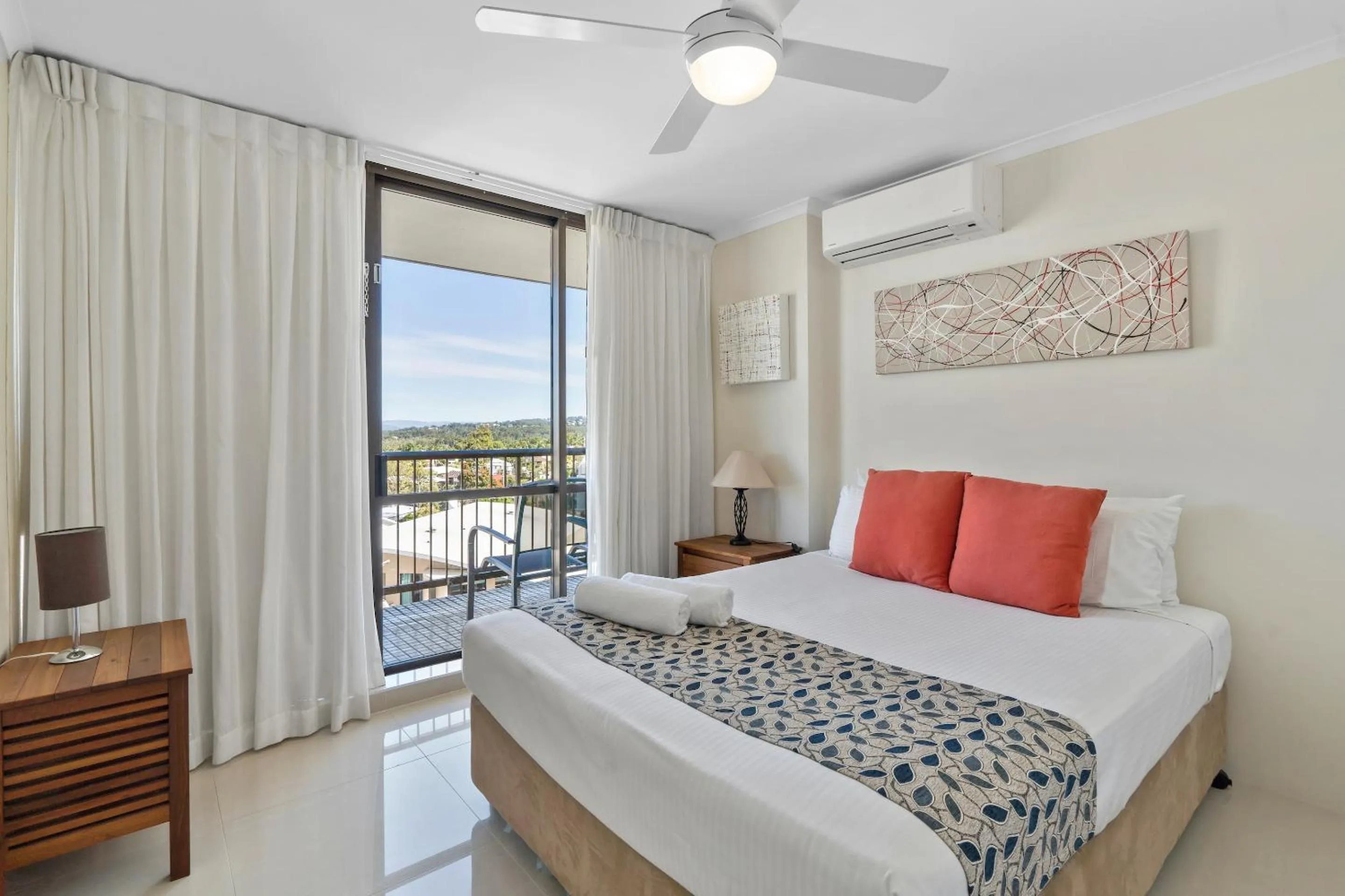 Bed in Seaview Resort