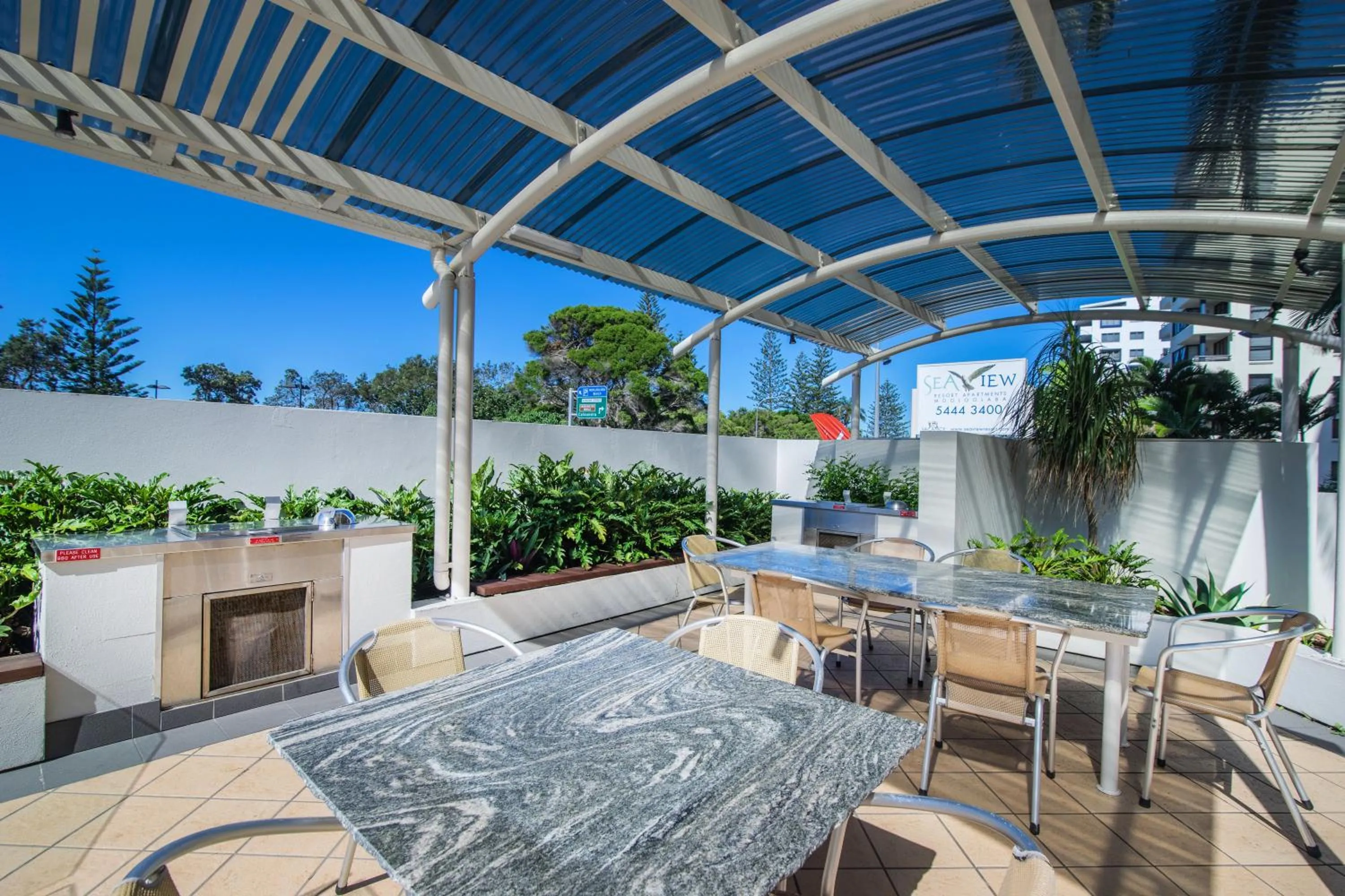 Patio in Seaview Resort