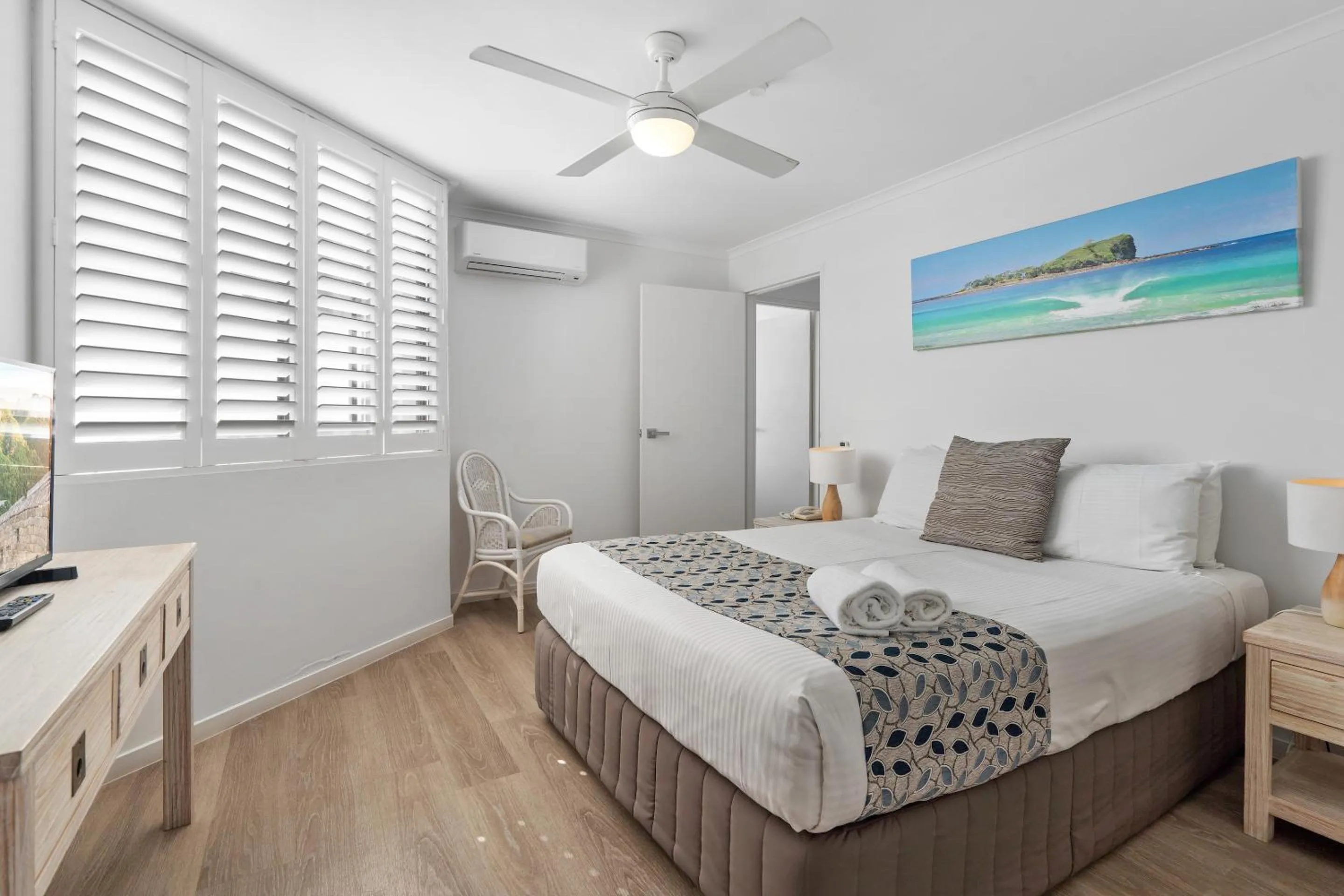 Bed in Seaview Resort