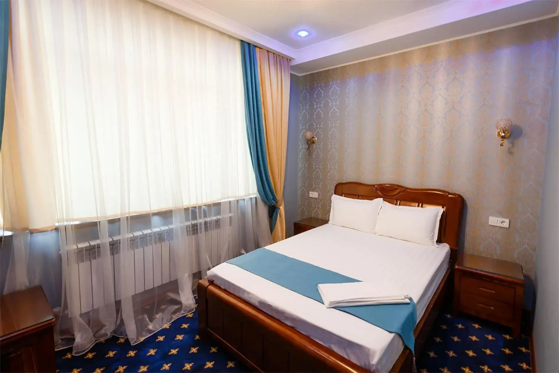 Bed in Salut Hotel Almaty Bed in Salut Hotel Almaty