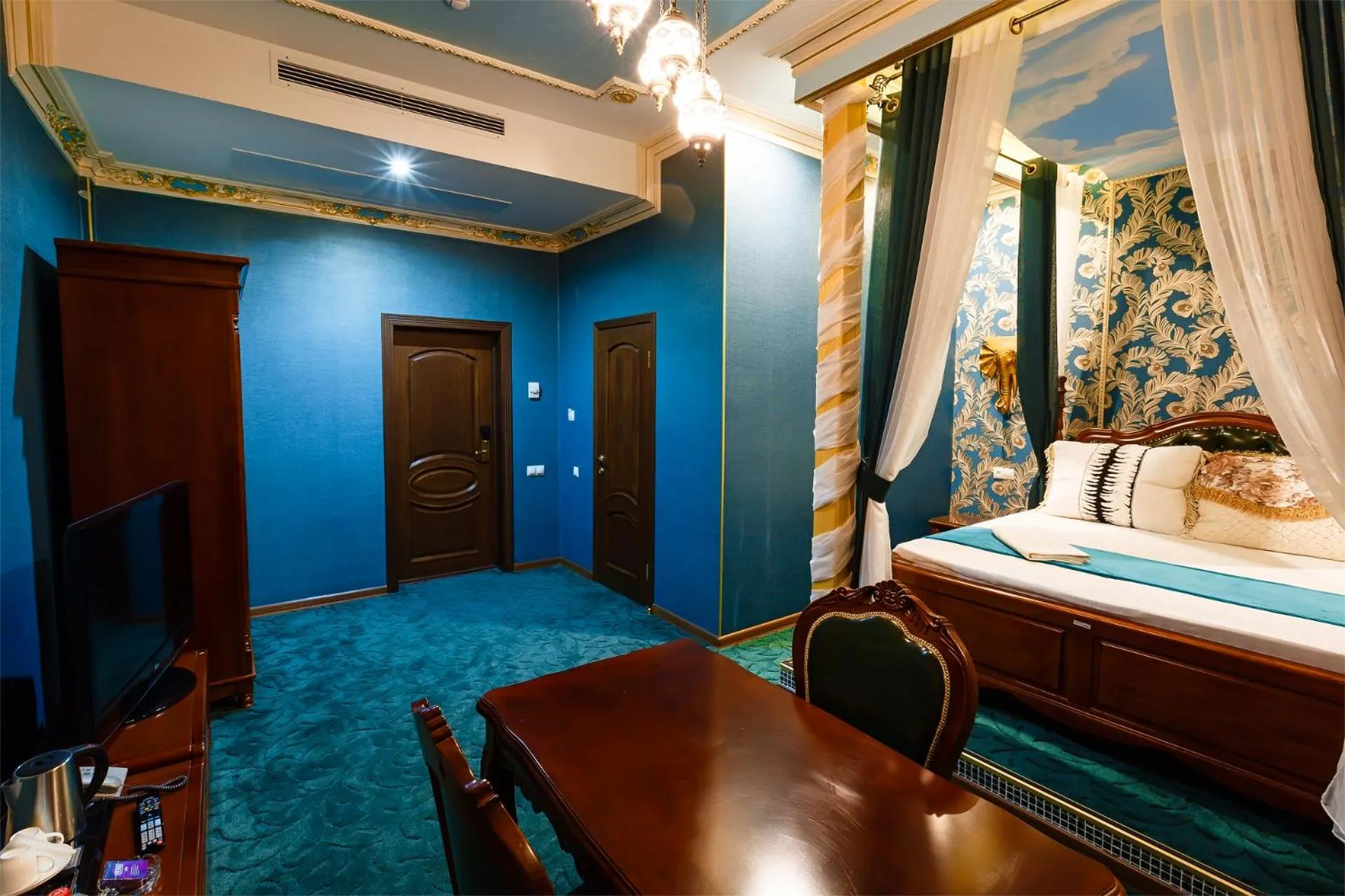 Bed in Salut Hotel Almaty