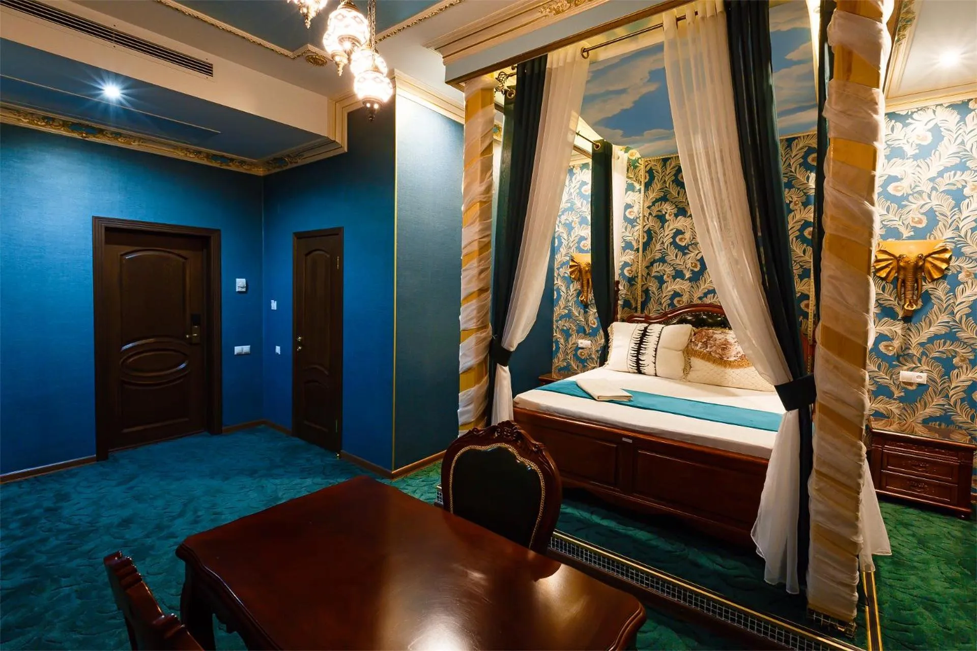 Bed in Salut Hotel Almaty