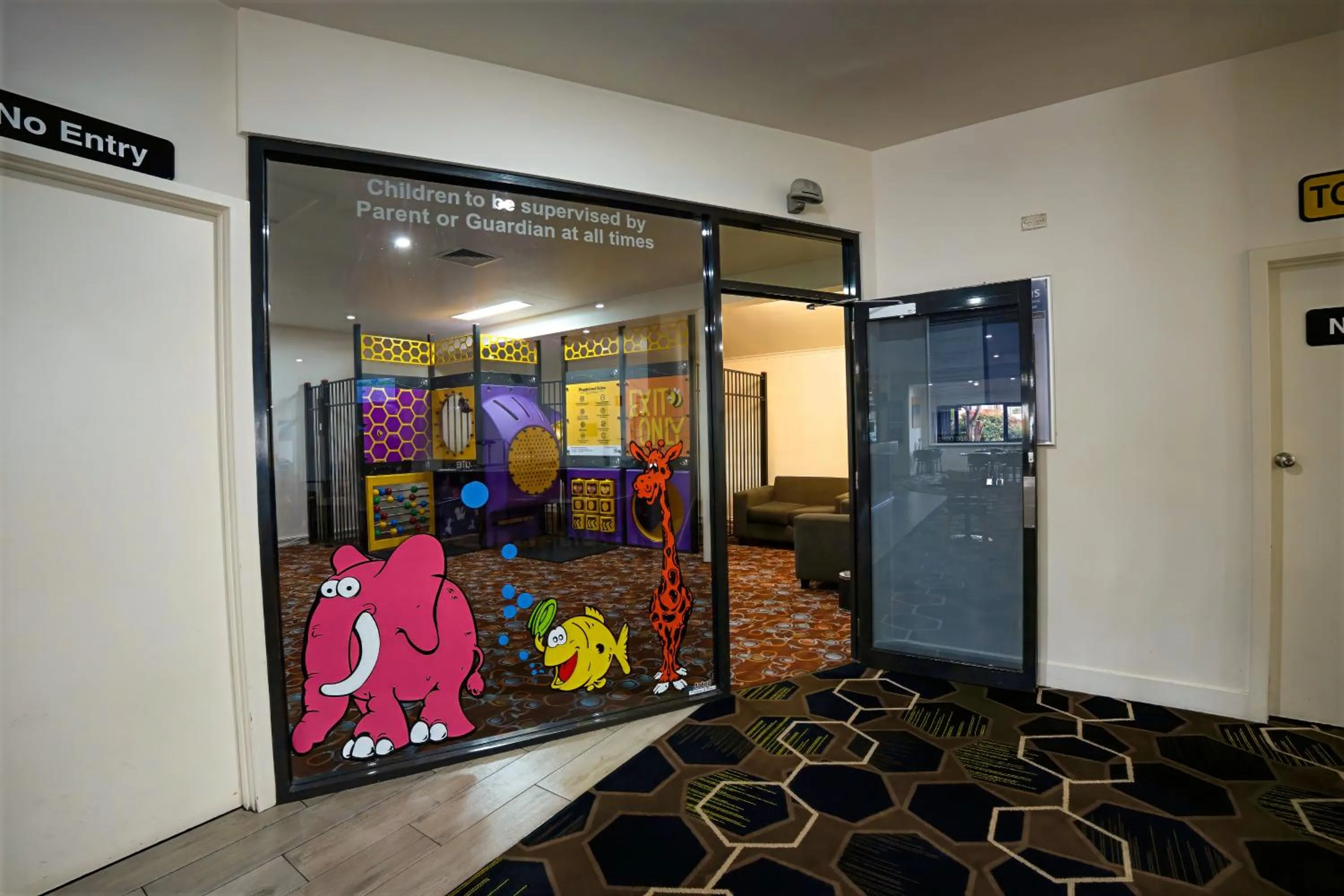 Children play ground in Olde Tudor Hotel