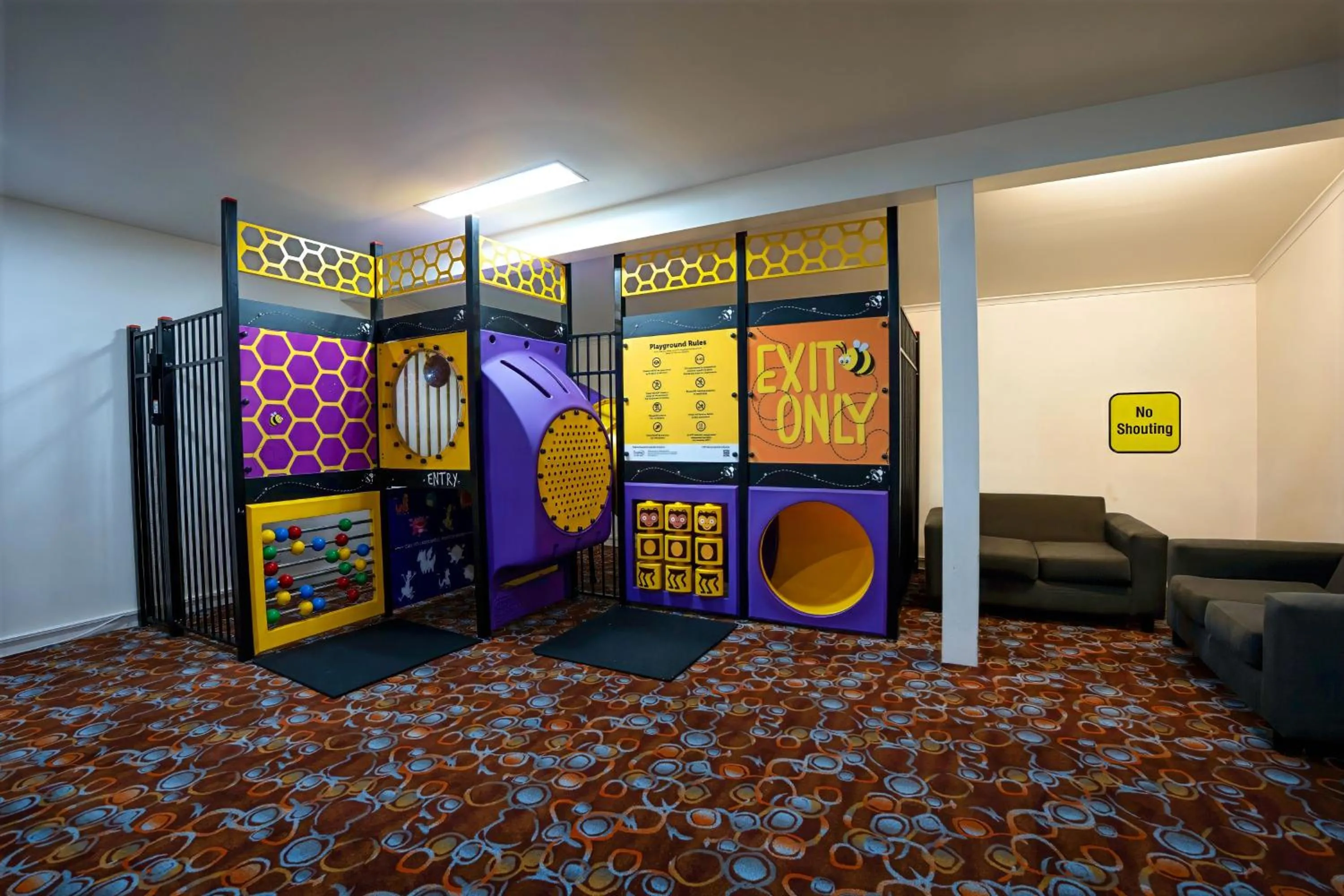 Children play ground in Olde Tudor Hotel