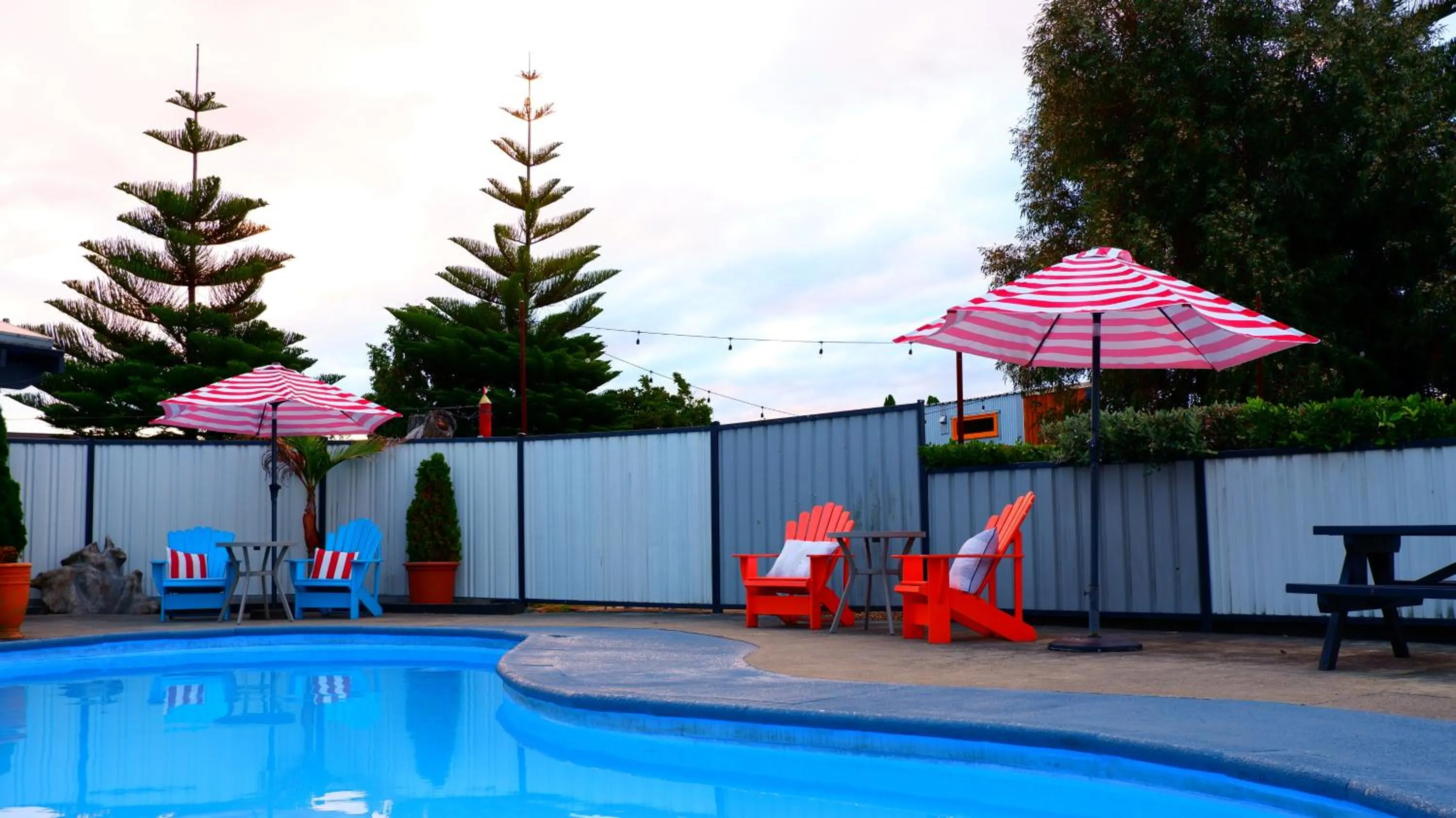 Pool view in ASURE Fountain Resort Motel