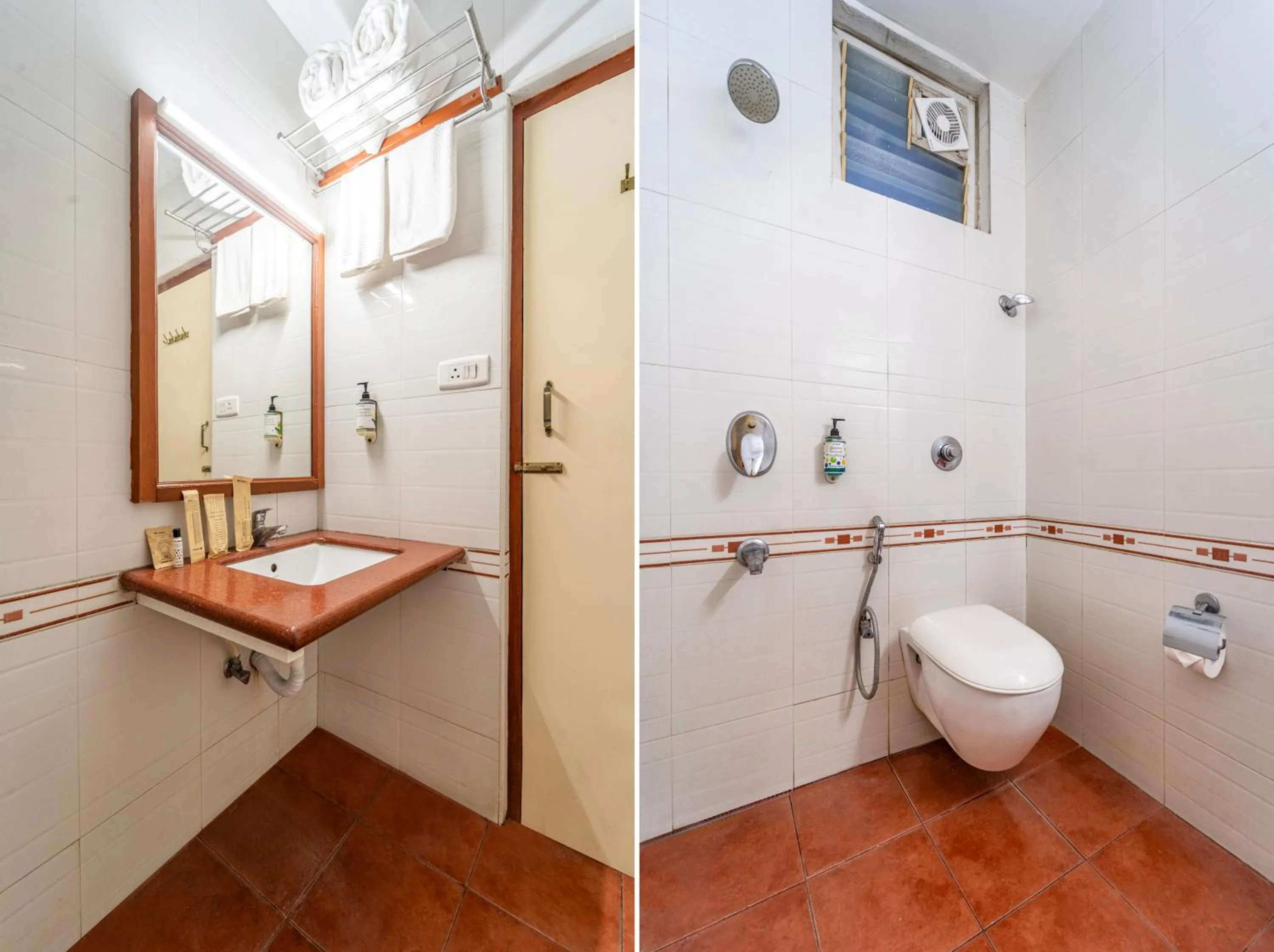 Bathroom in Treebo Sam Residency