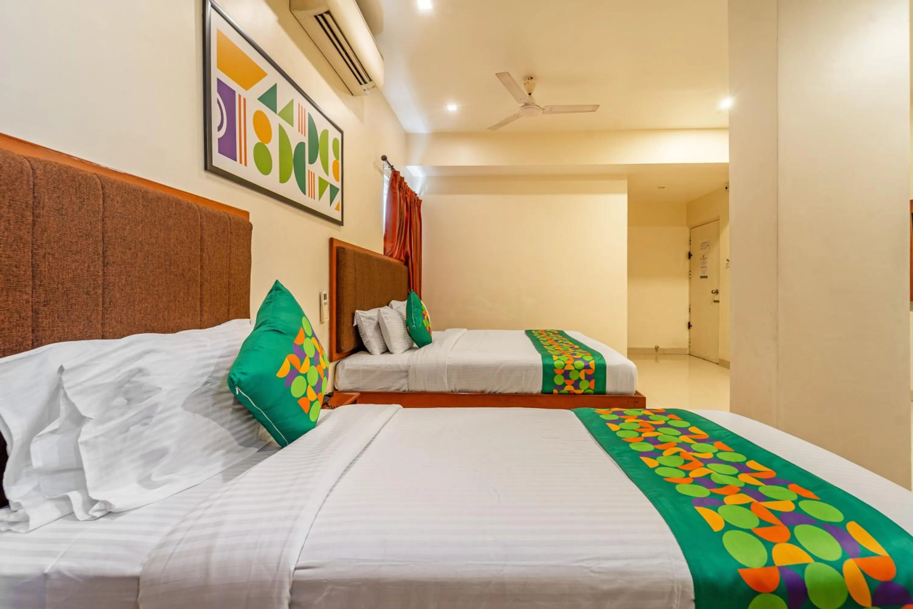 Bedroom, Bed in Treebo Sam Residency