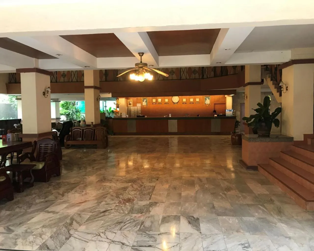 Facade/entrance in Mike Beach Resort