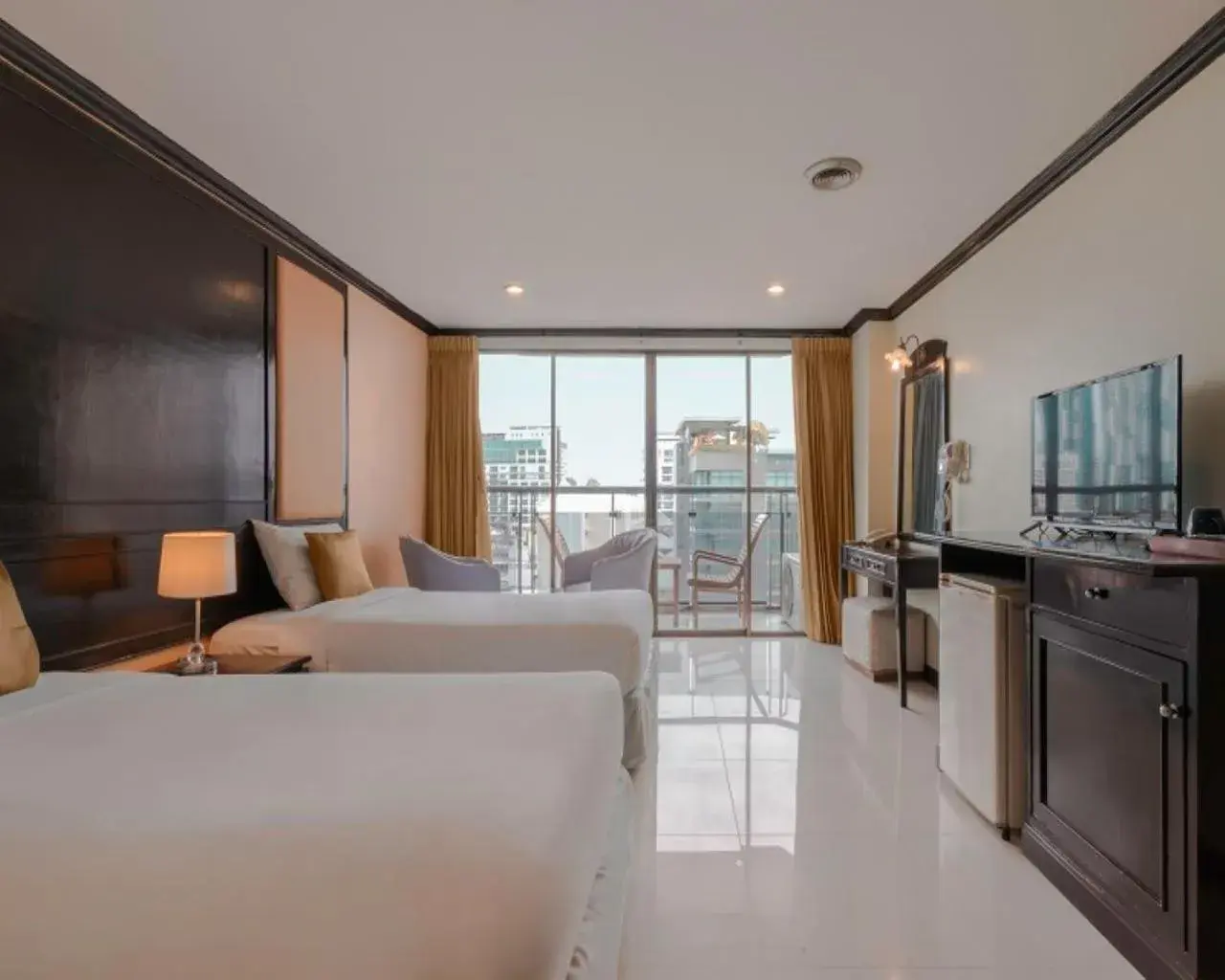 Bed in Mike Beach Resort Bed in Mike Beach Resort