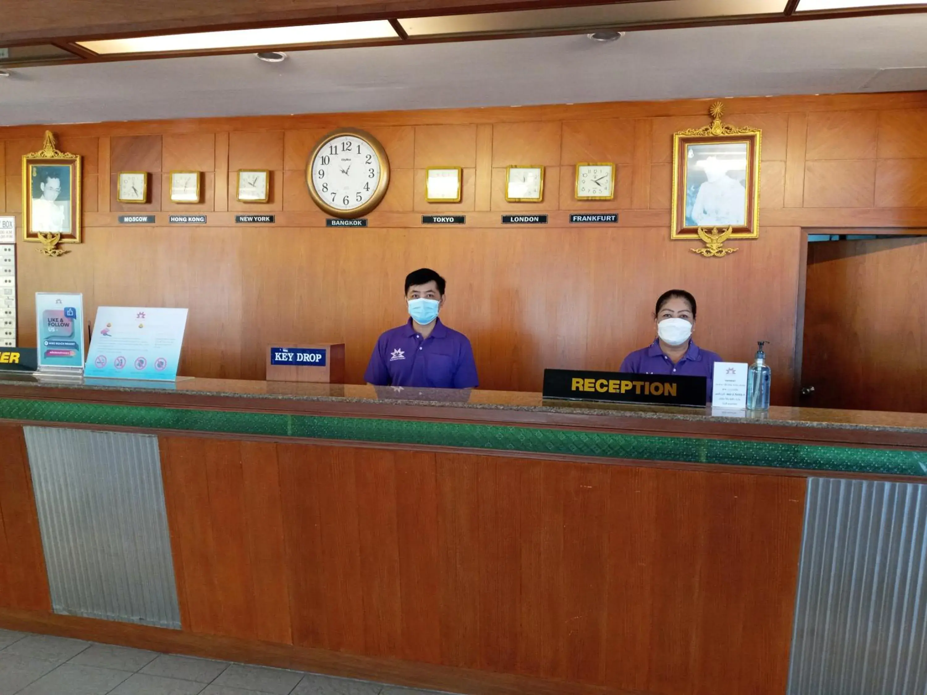 Lobby or reception in Mike Beach Resort Lobby or reception in Mike Beach Resort