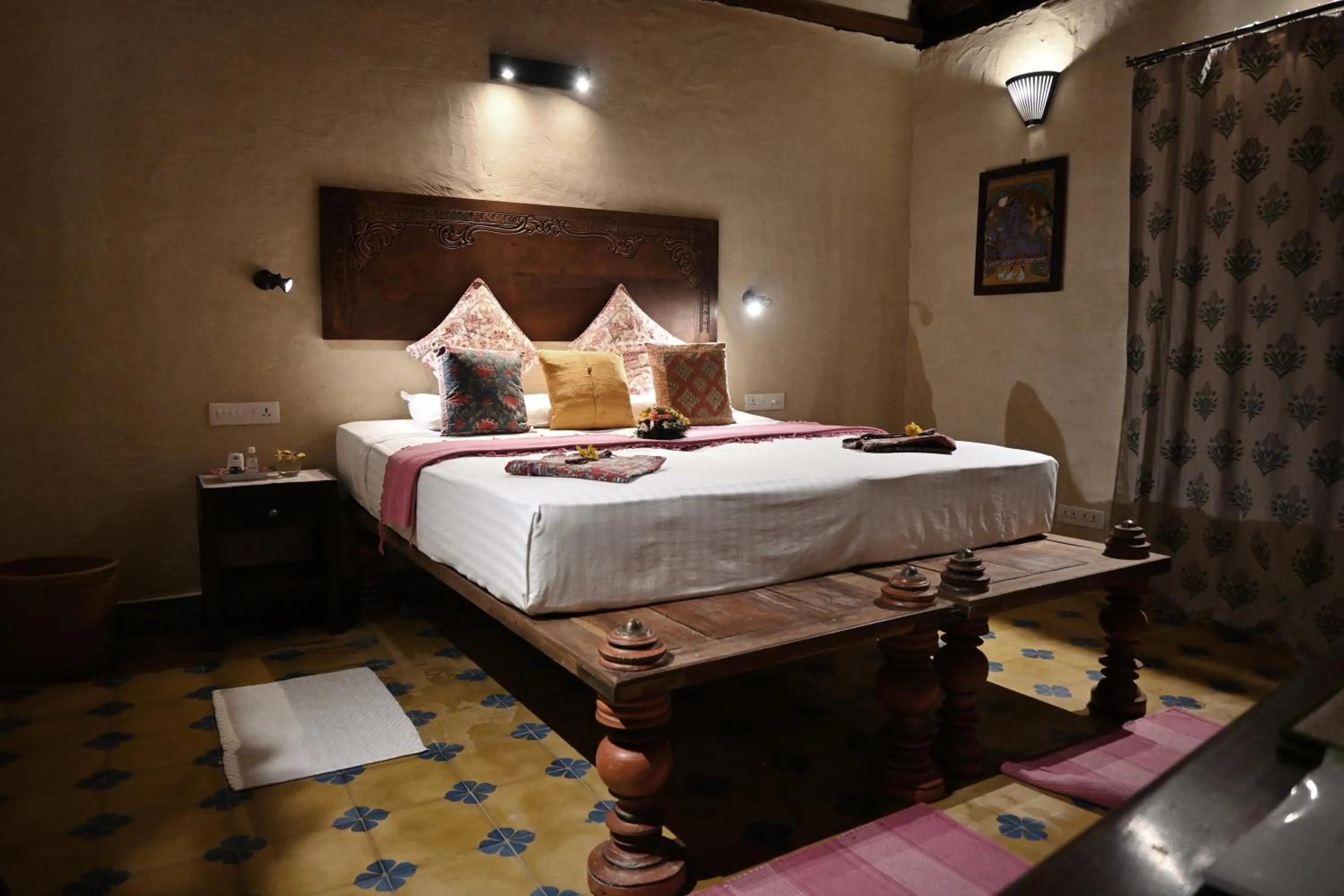 Bedroom, Bed in Ameya Kerala