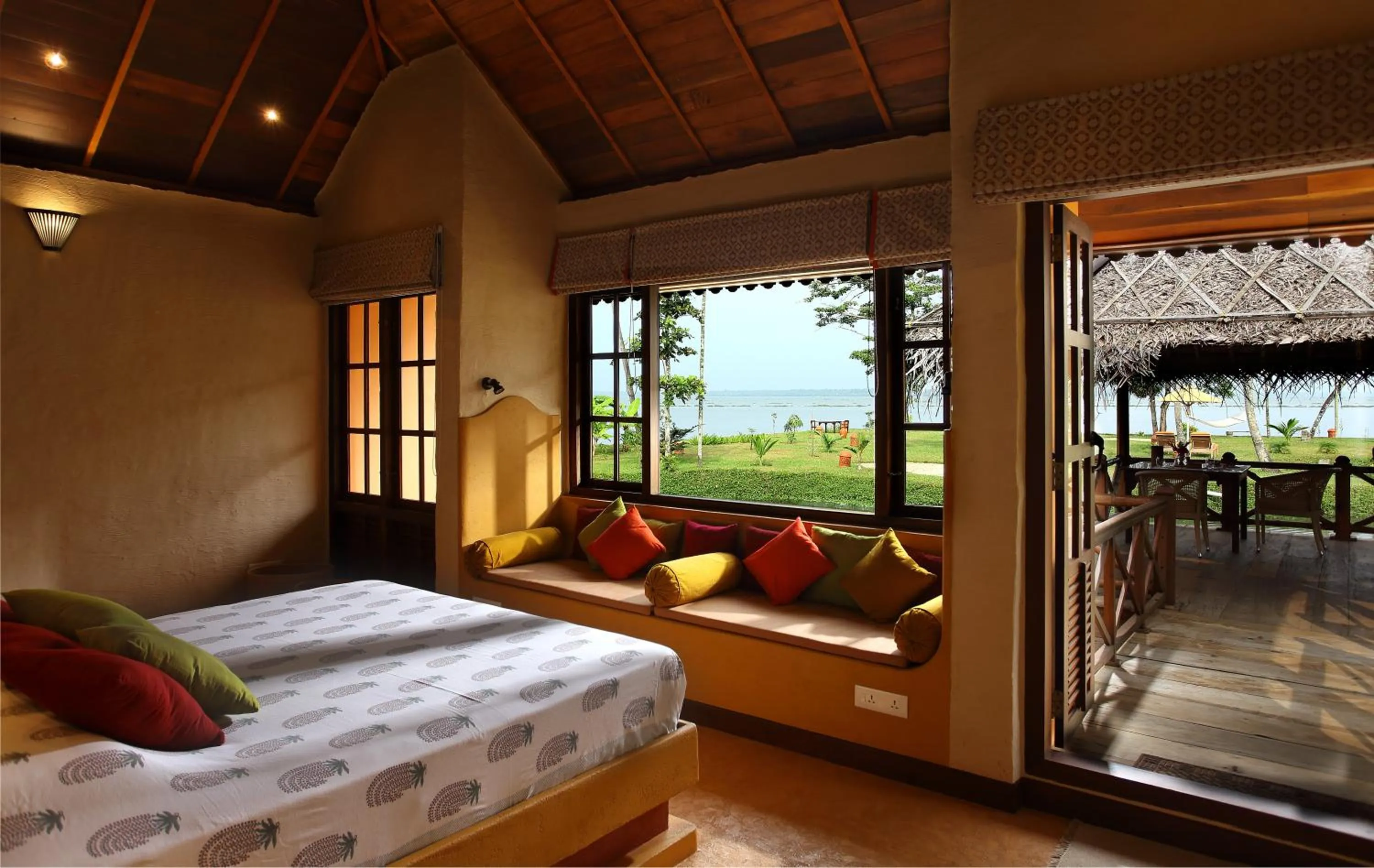 Photo of the whole room, Bed in Ameya Kerala