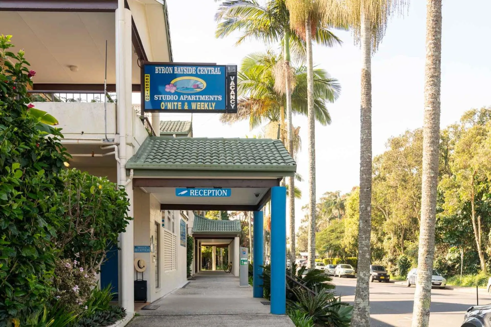 Property building in Byron Bayside Central Studio Apartments