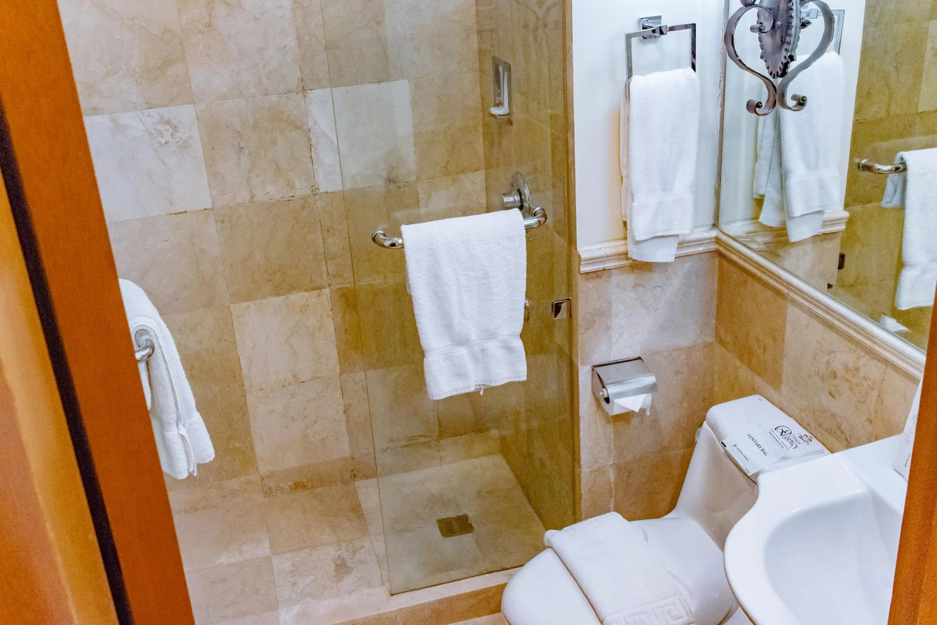 Shower in Crown Regency Prince Resort