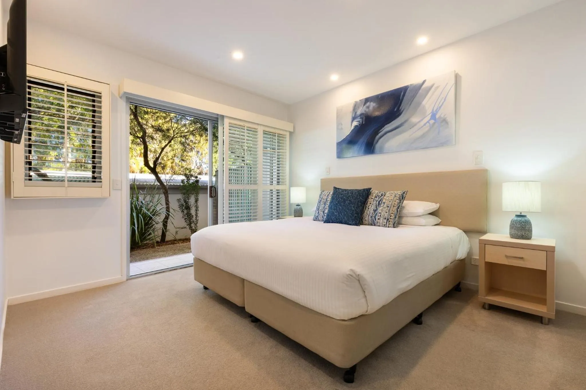 Bed in East On Byron Bay Apartments