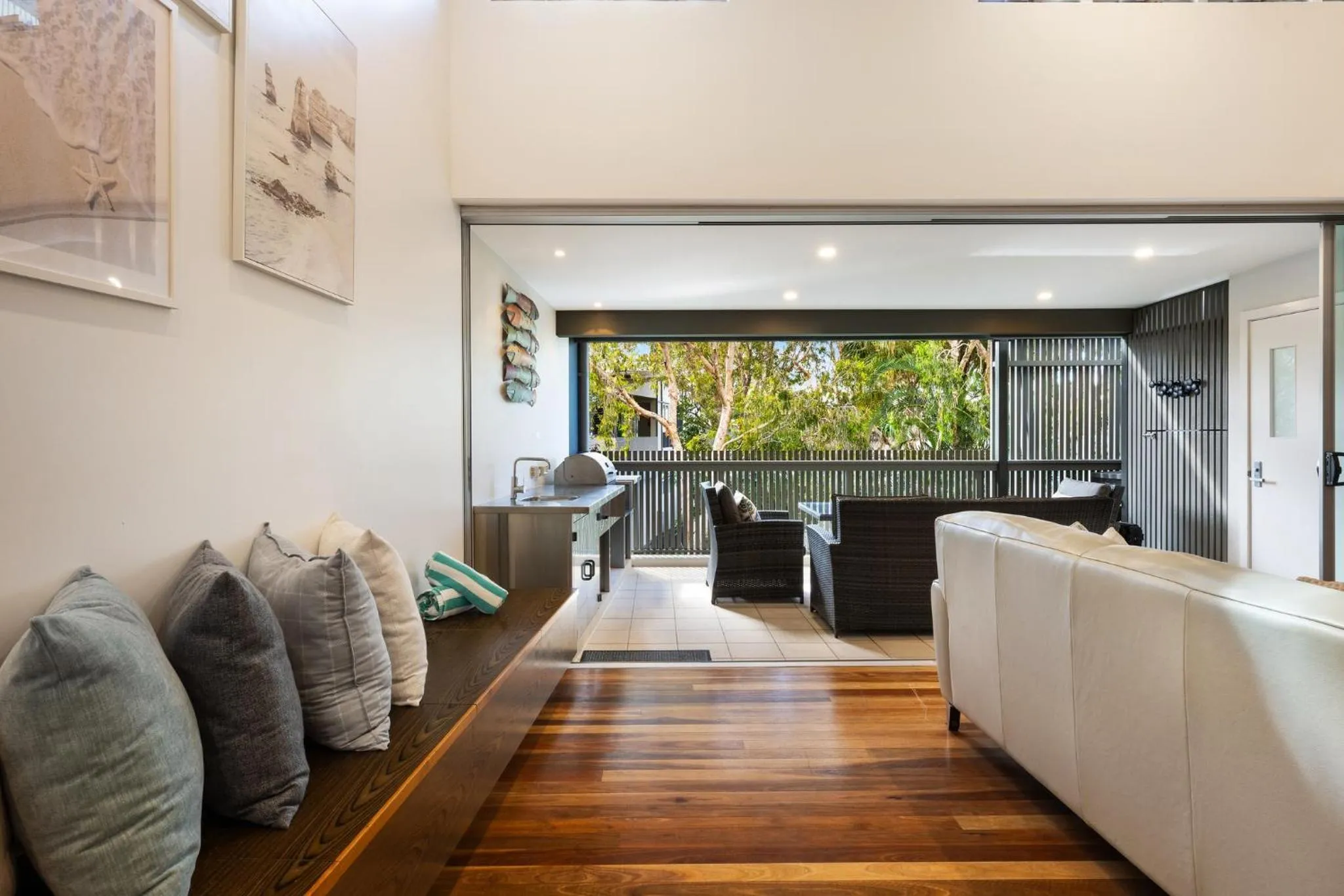 Living room in East On Byron Bay Apartments
