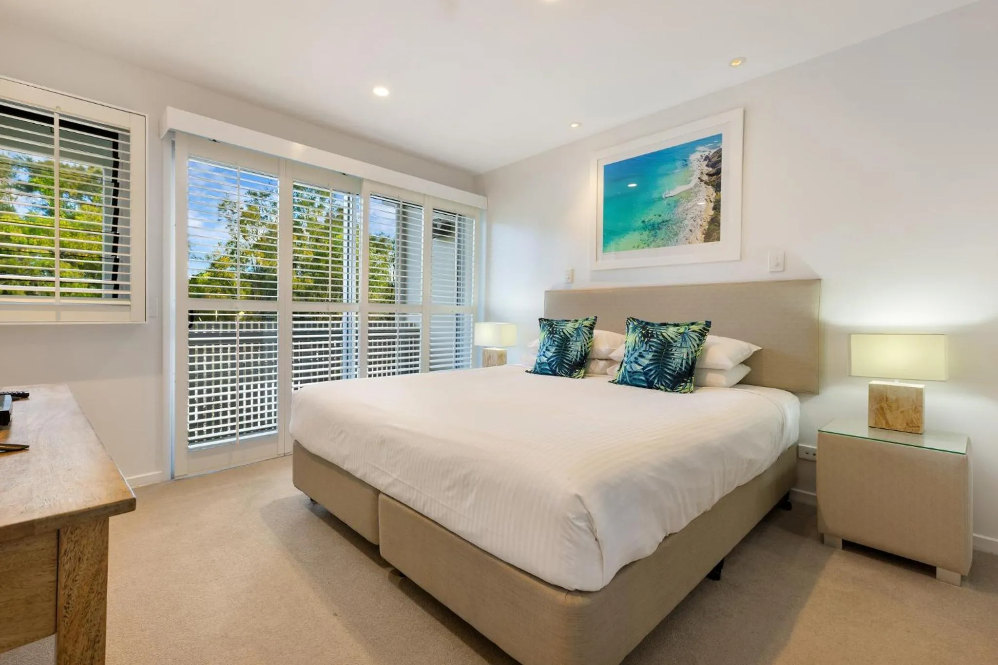 Bed in East On Byron Bay Apartments