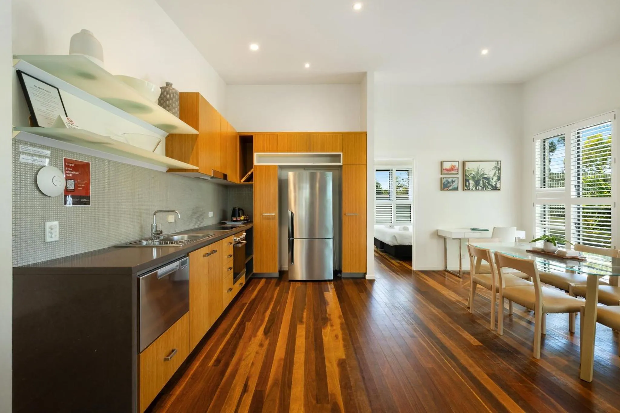 Kitchen or kitchenette in East On Byron Bay Apartments