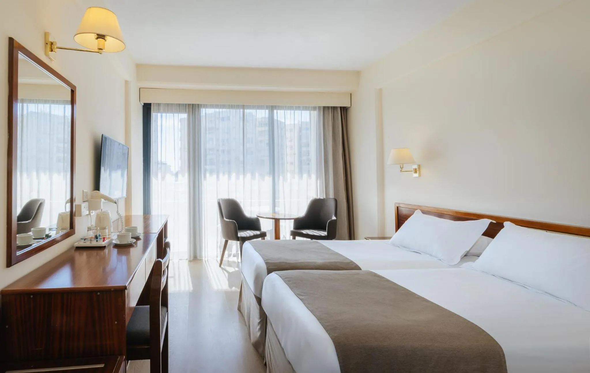 Bedroom, Bed in Odysseia Hotel Kapetanios