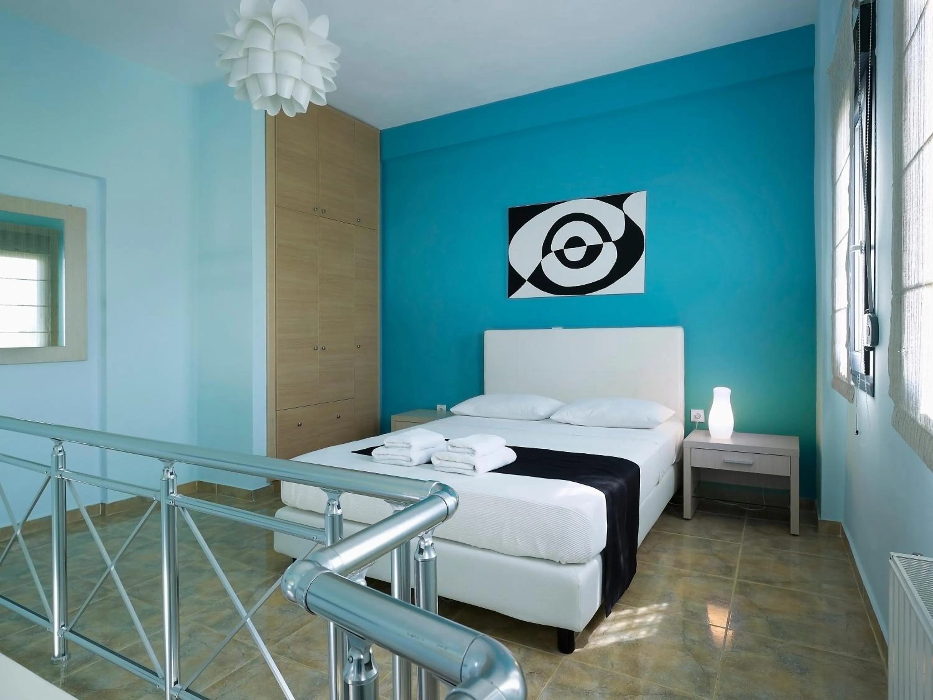 Bedroom in Aeolis Apartments & Studios