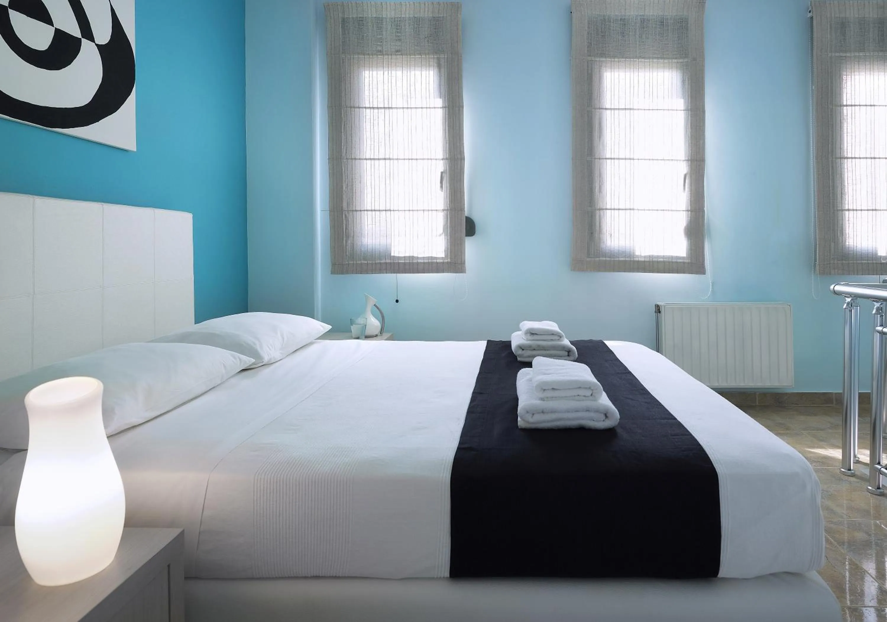 Bedroom in Aeolis Apartments & Studios