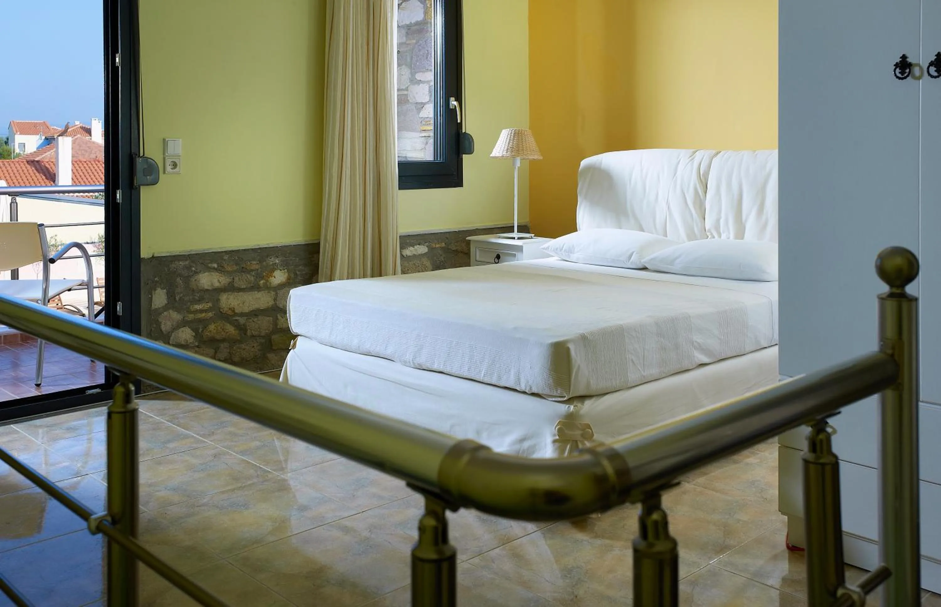 Bedroom in Aeolis Apartments & Studios