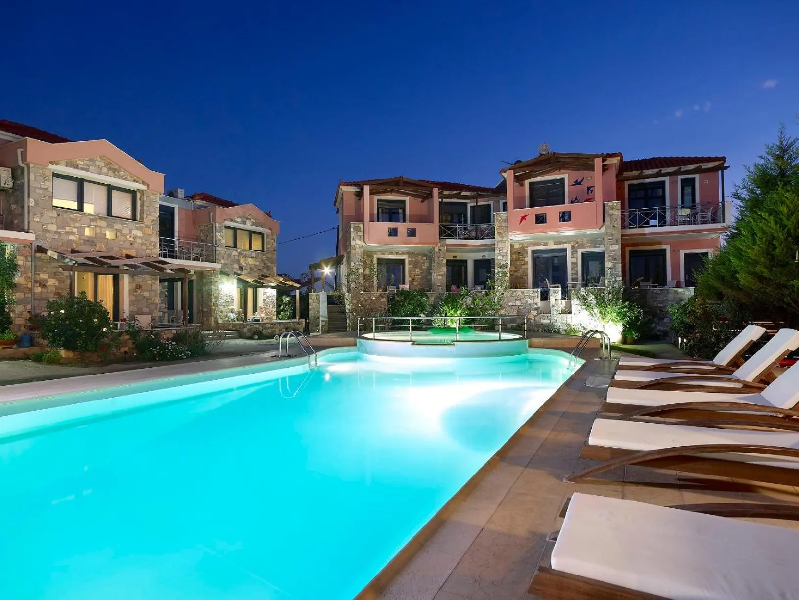 Facade/entrance in Aeolis Apartments & Studios