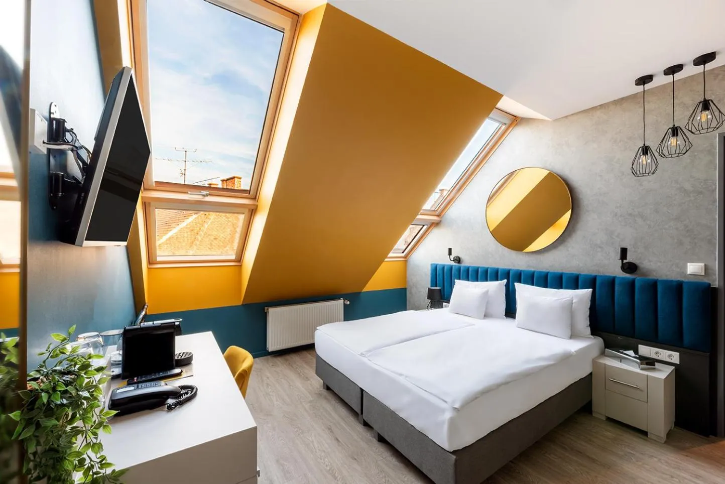 Bed in Alta Moda Fashion Hotel