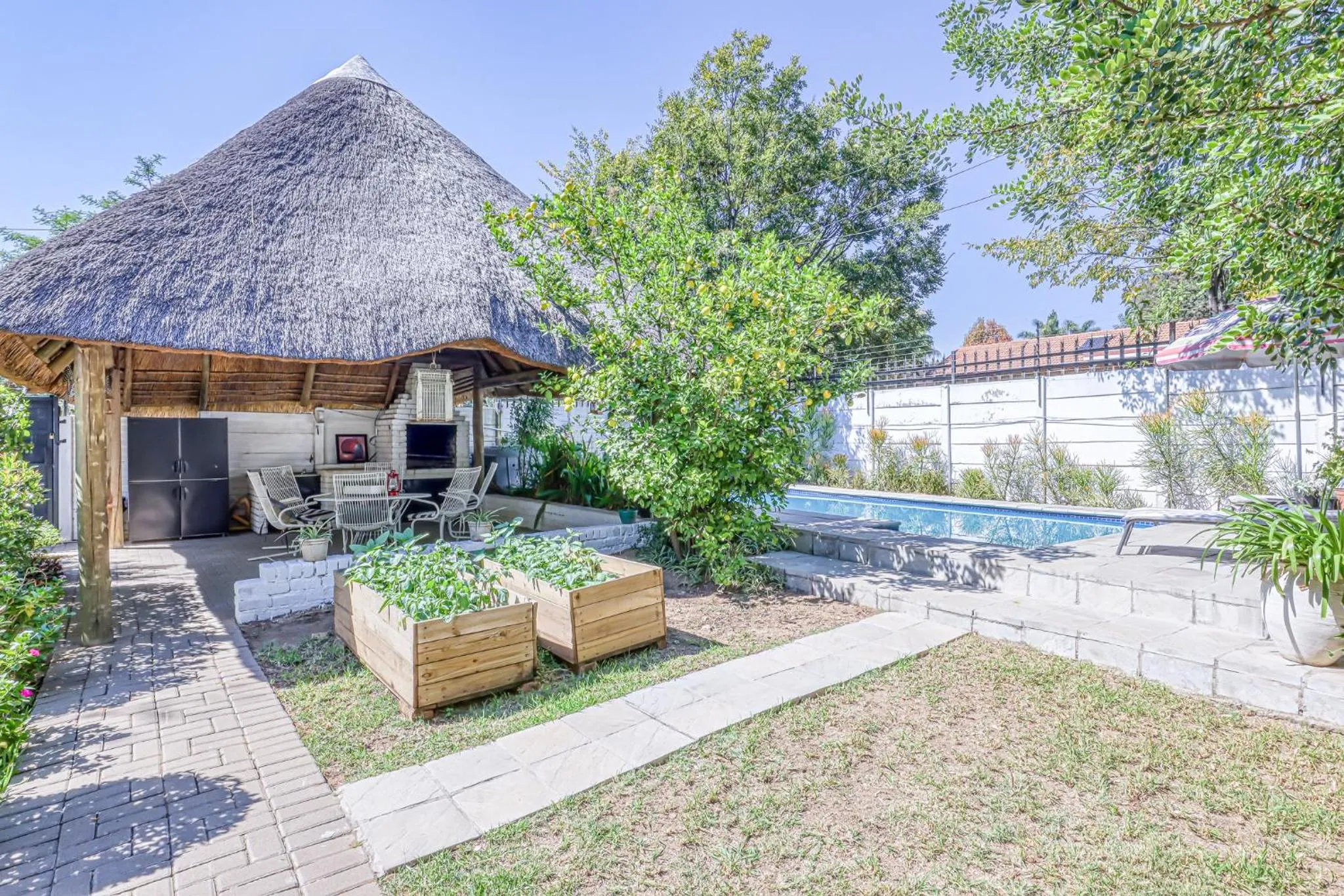 Patio in The Bedford Manor