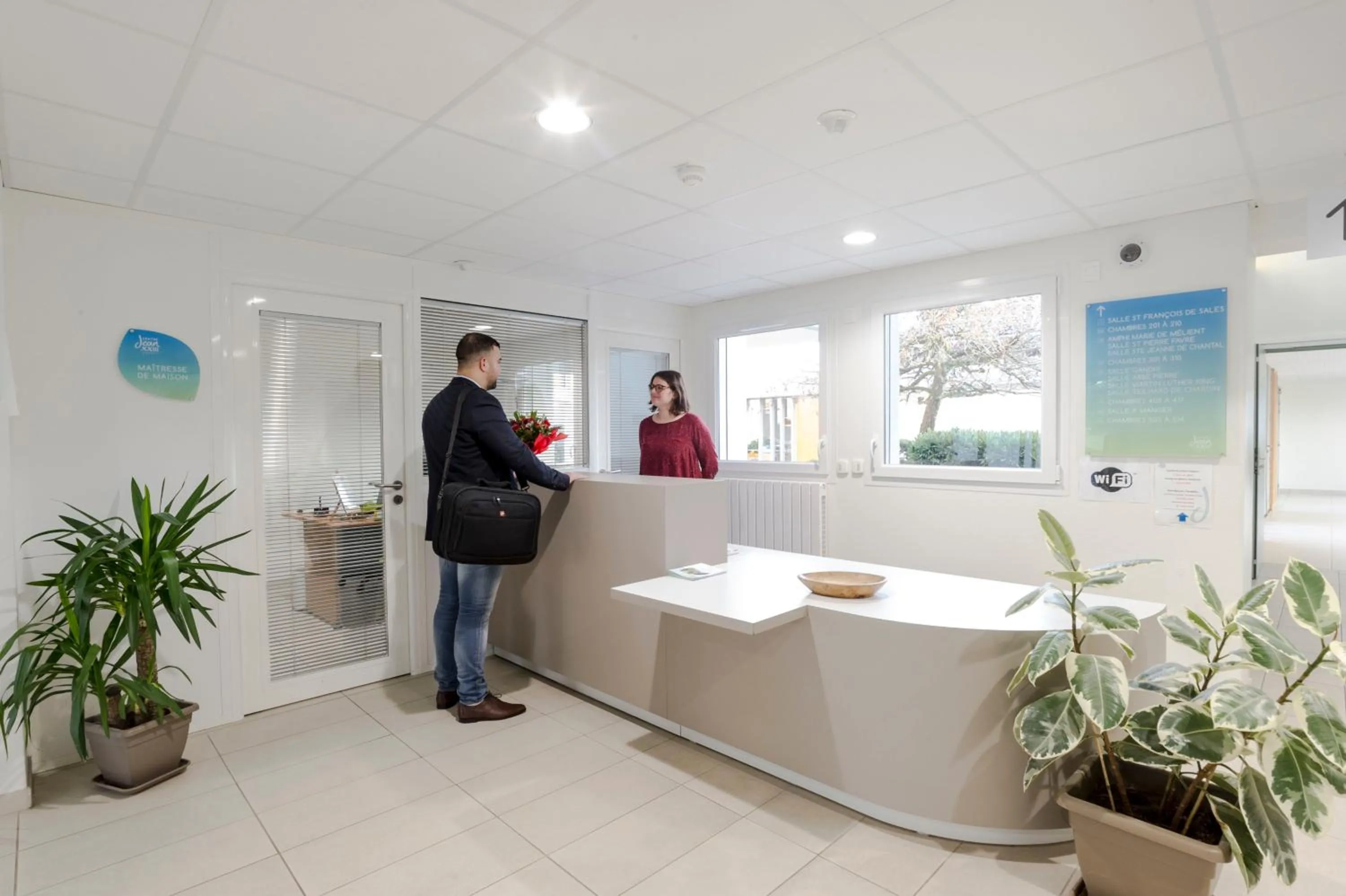 Lobby or reception in Centre Jean XXIII