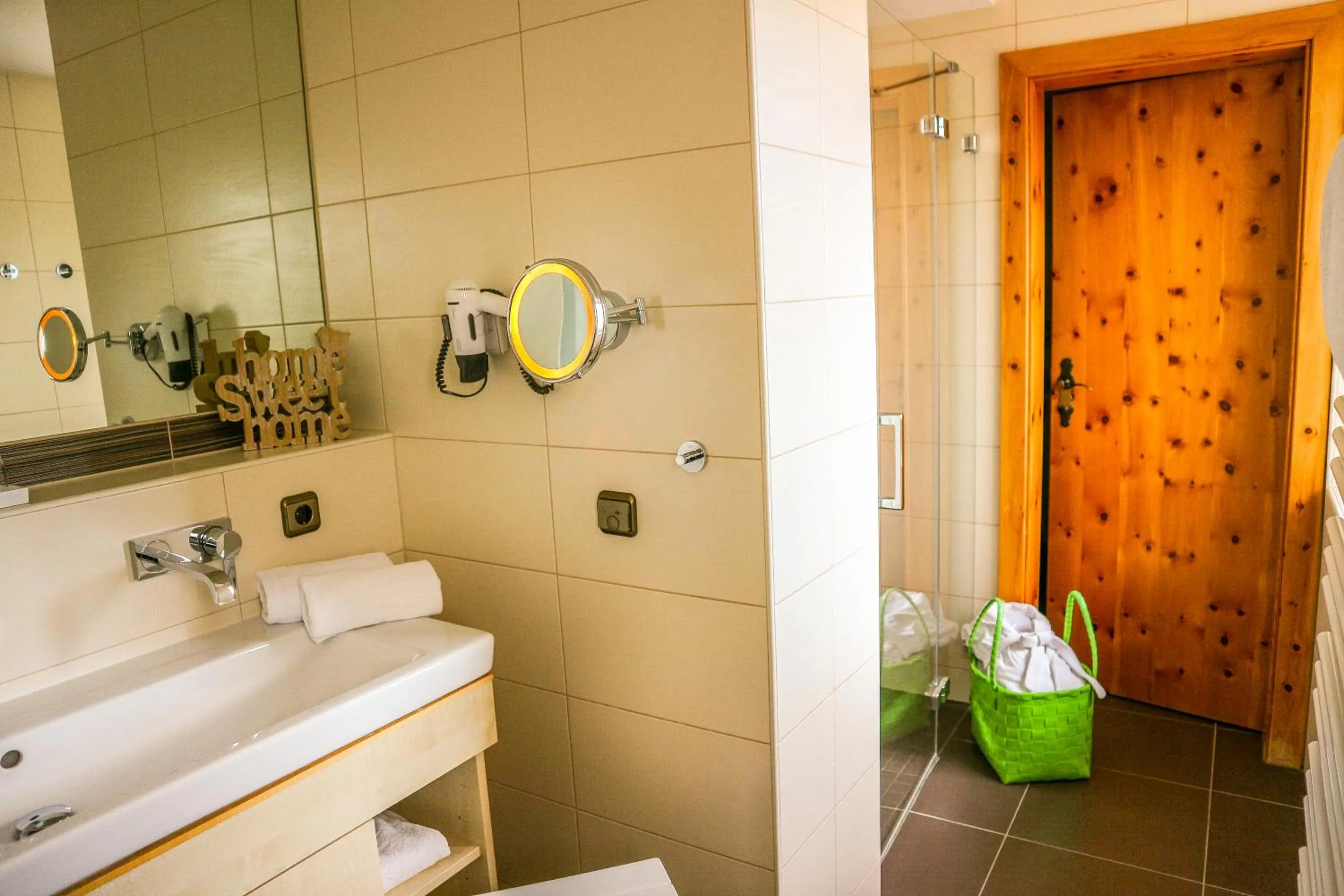 Shower in Ortner's Resort