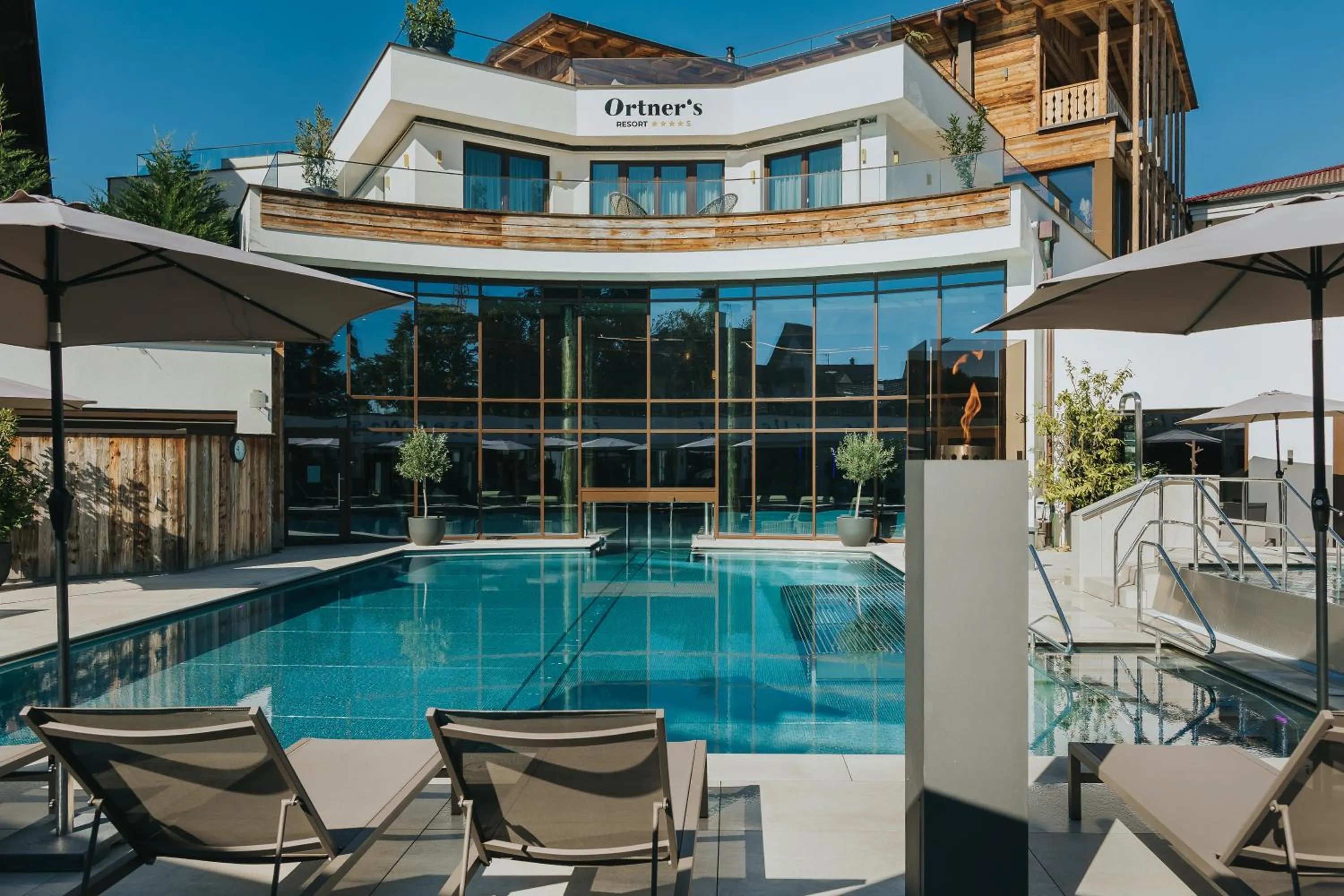 Swimming pool in Ortner's Resort