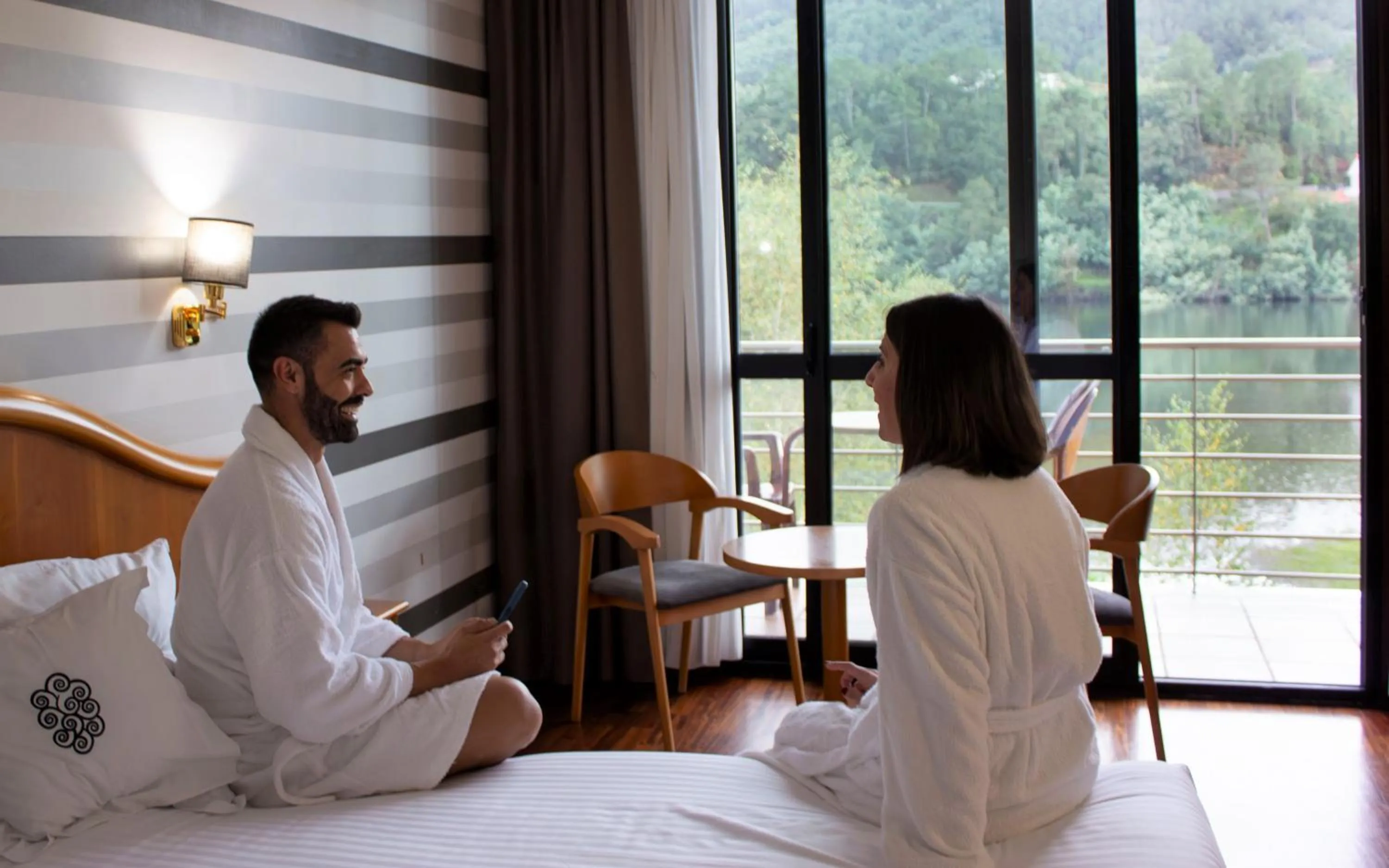 Bed in Laias Caldaria hotel y Balneario