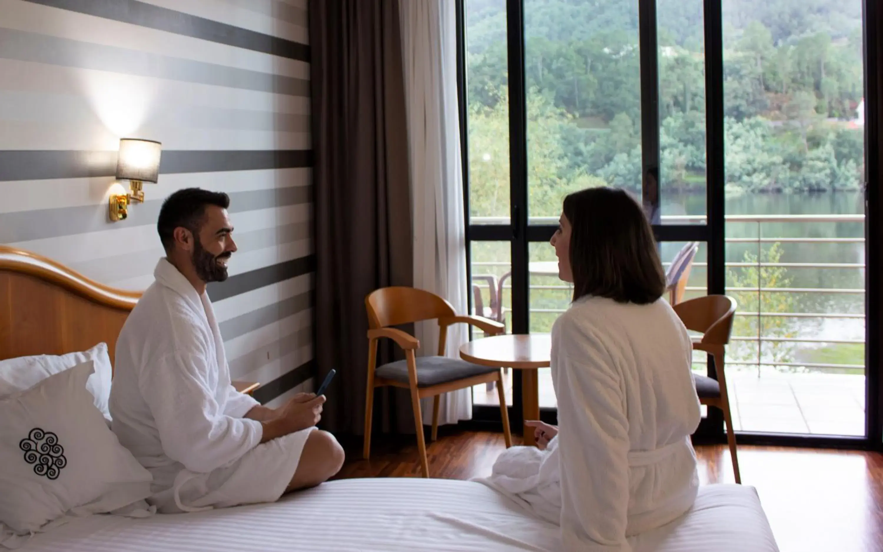 Bed in Laias Caldaria hotel y Balneario Bed in Laias Caldaria hotel y Balneario