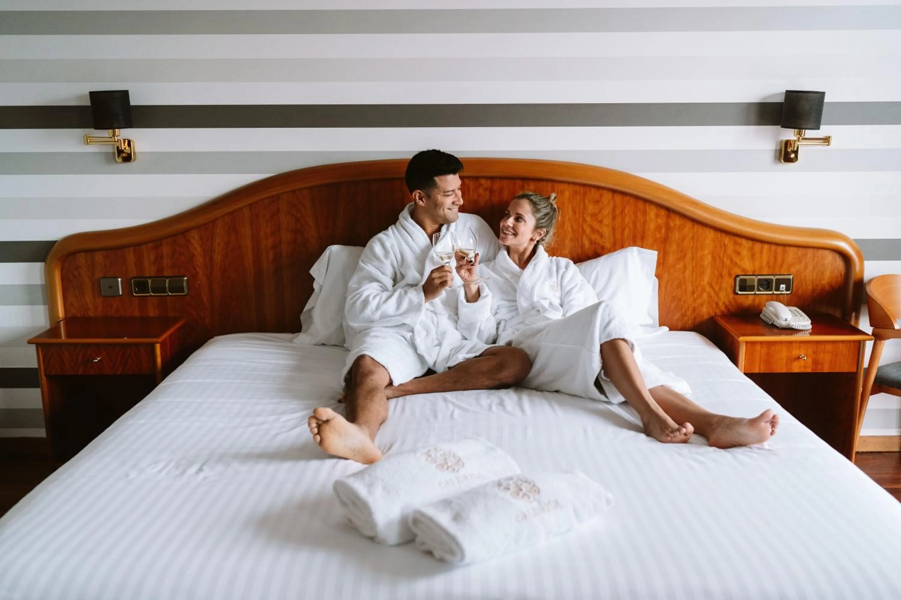 Bed in Laias Caldaria hotel y Balneario