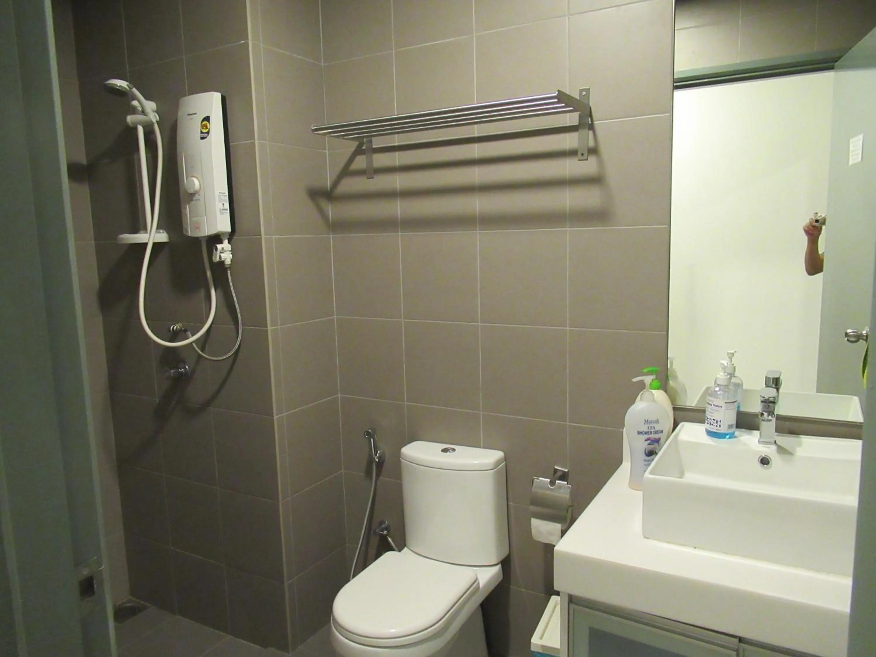 Toilet in Resort Hostel In City